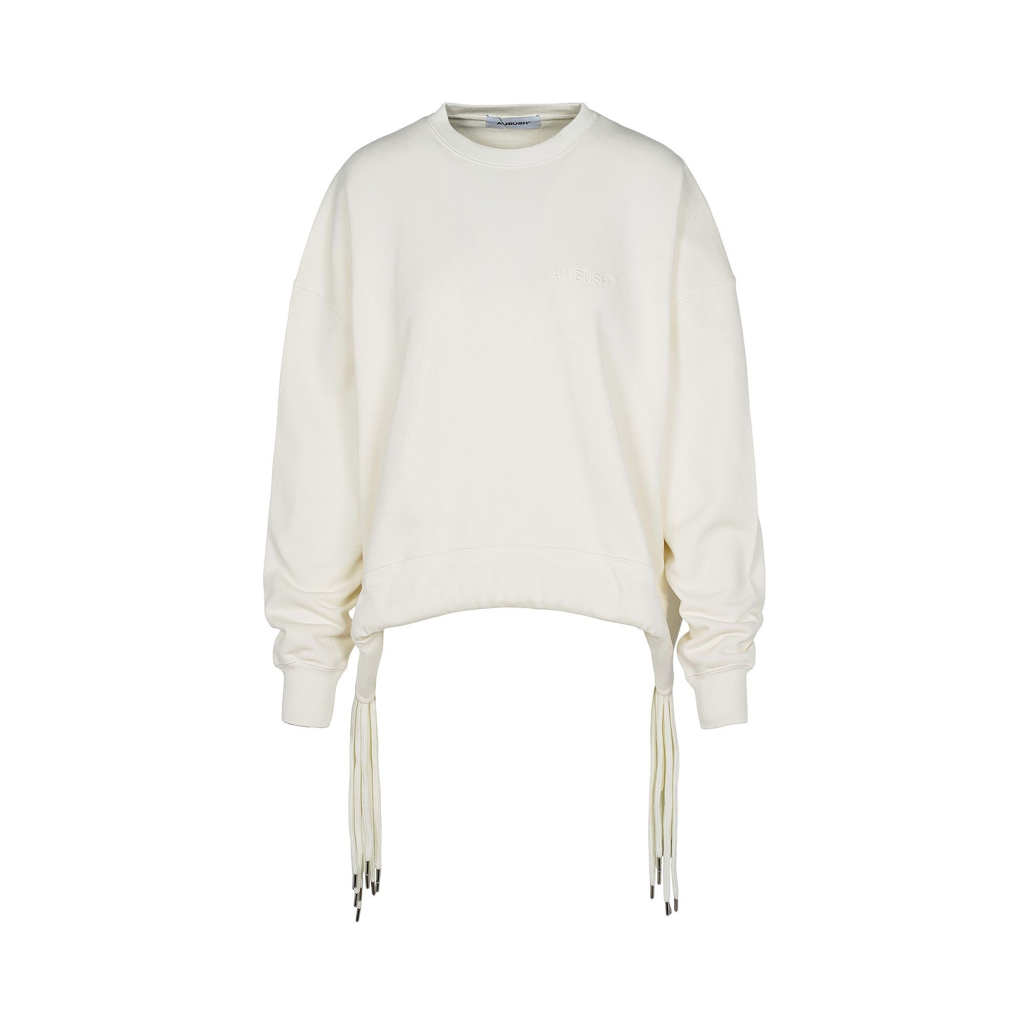 Ambush Multicord Crewneck Sweatshirt 'White' - 1