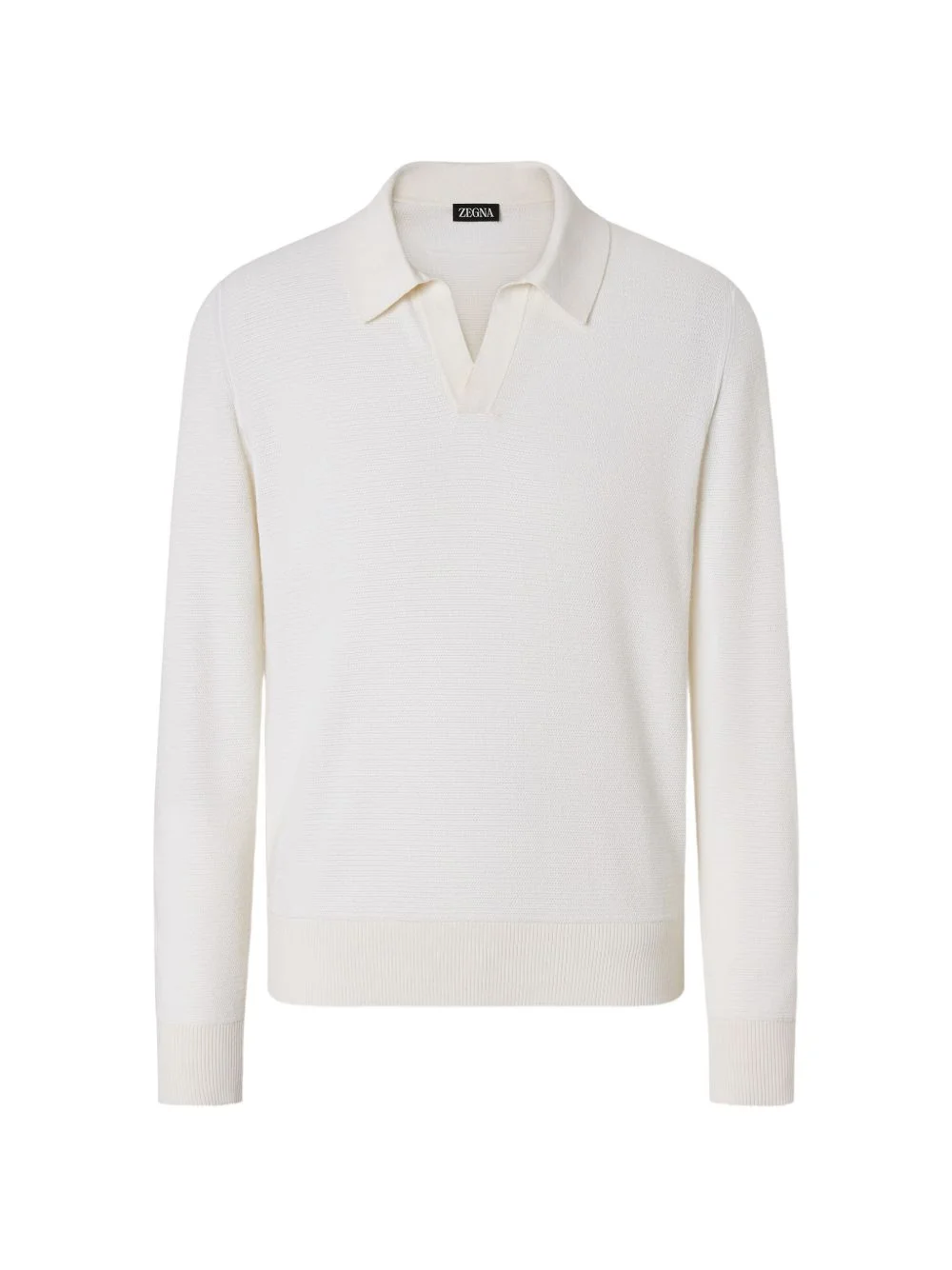 polo-collar T-shirt - 1