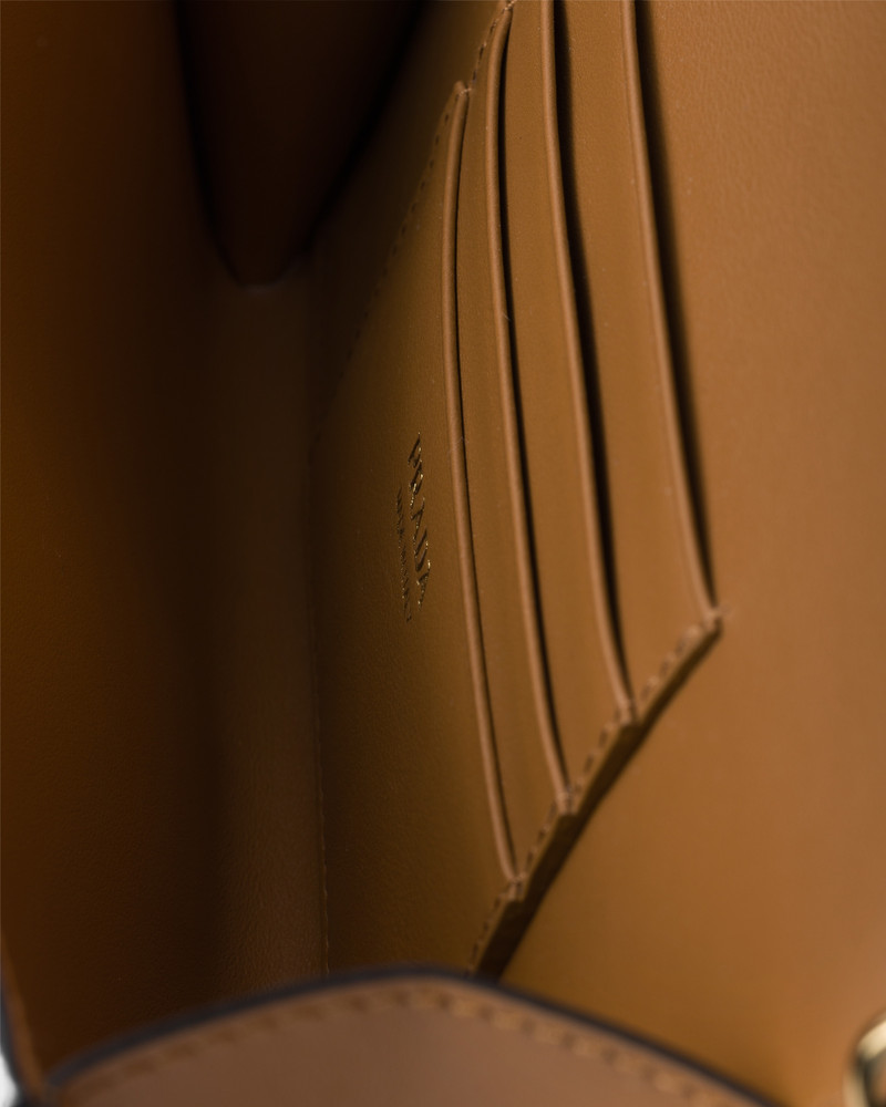 Wallet with leather shoulder strap 4