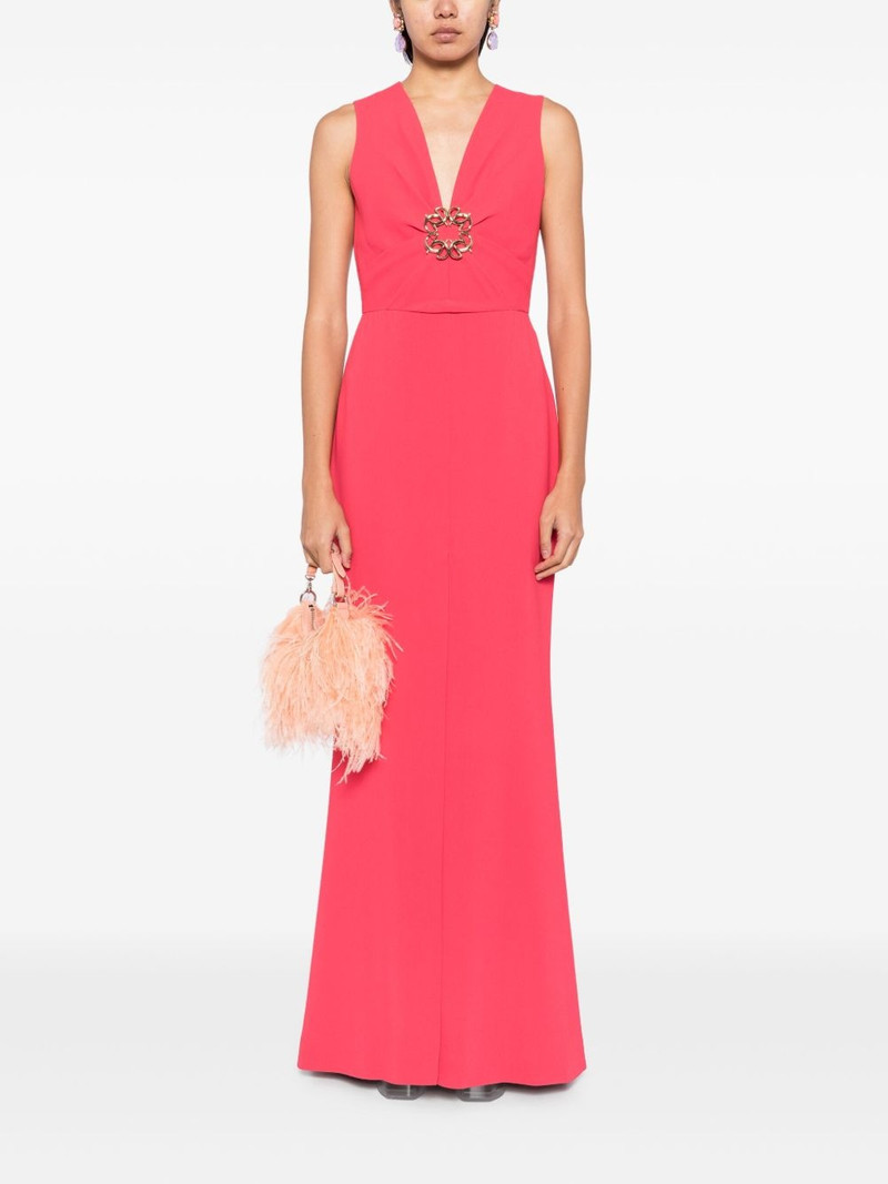 ELIE SAAB V-neck long dress outlook