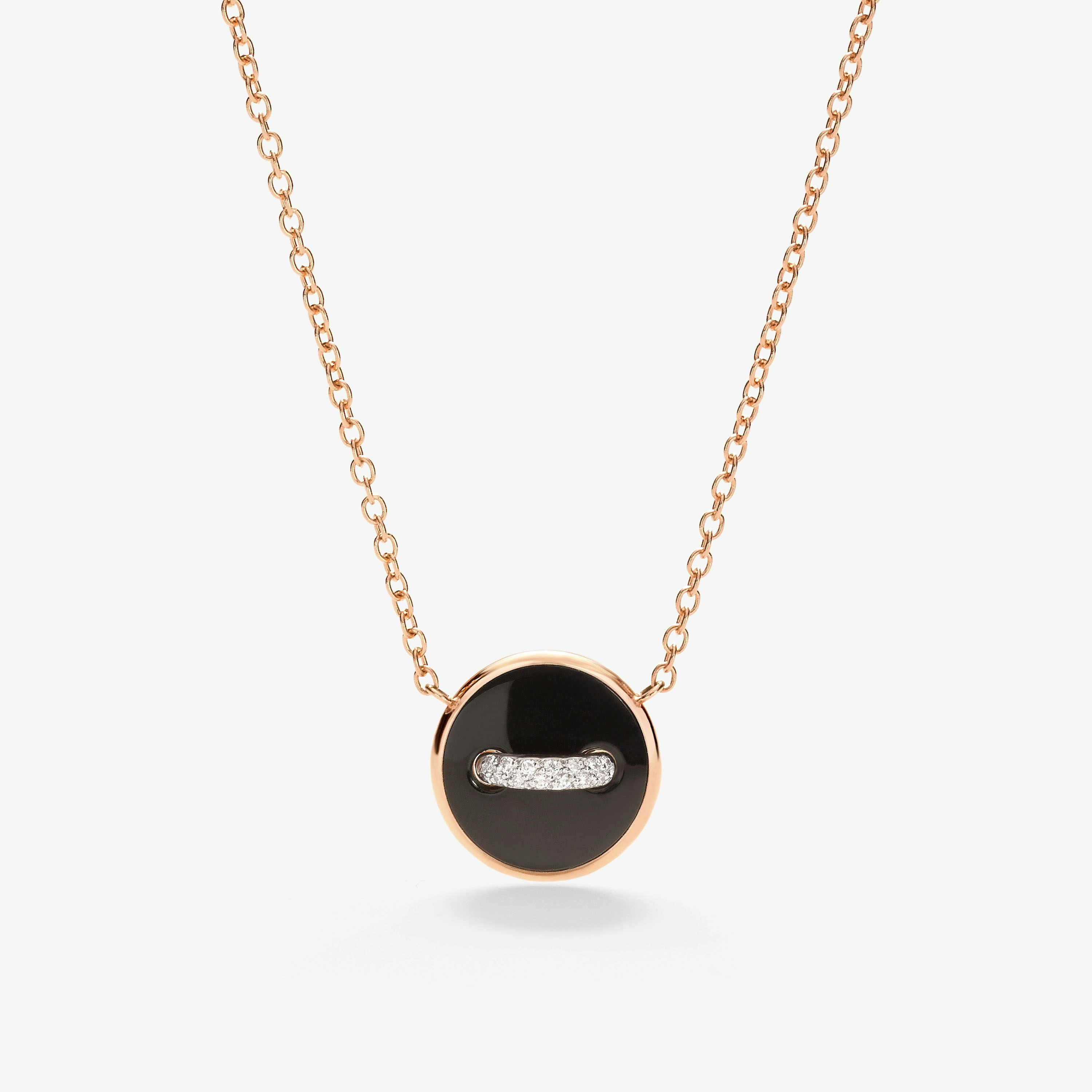 Pom Pom Dot Necklace with pendant - 3