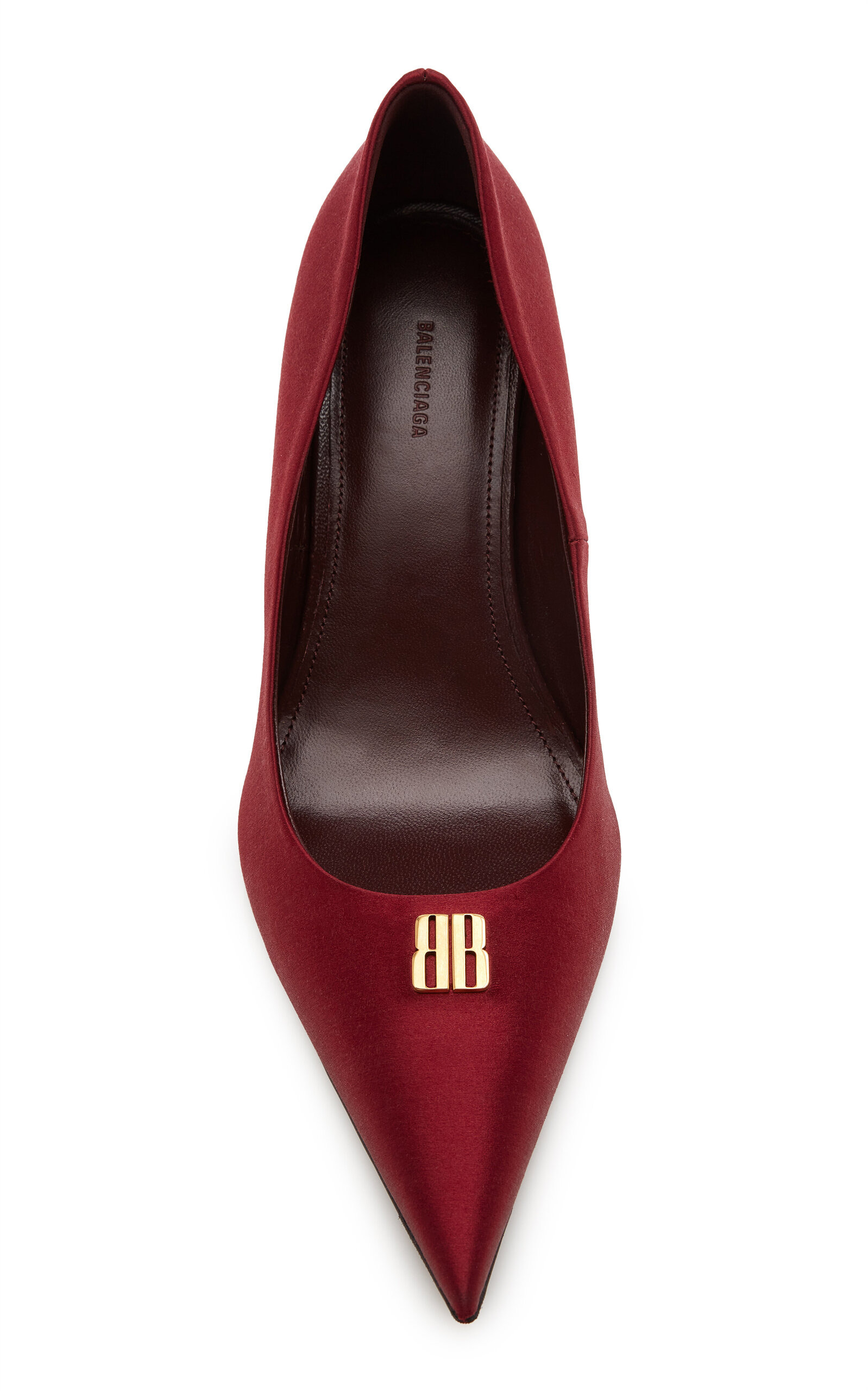 Avenue BB Satin Pumps burgundy - 4