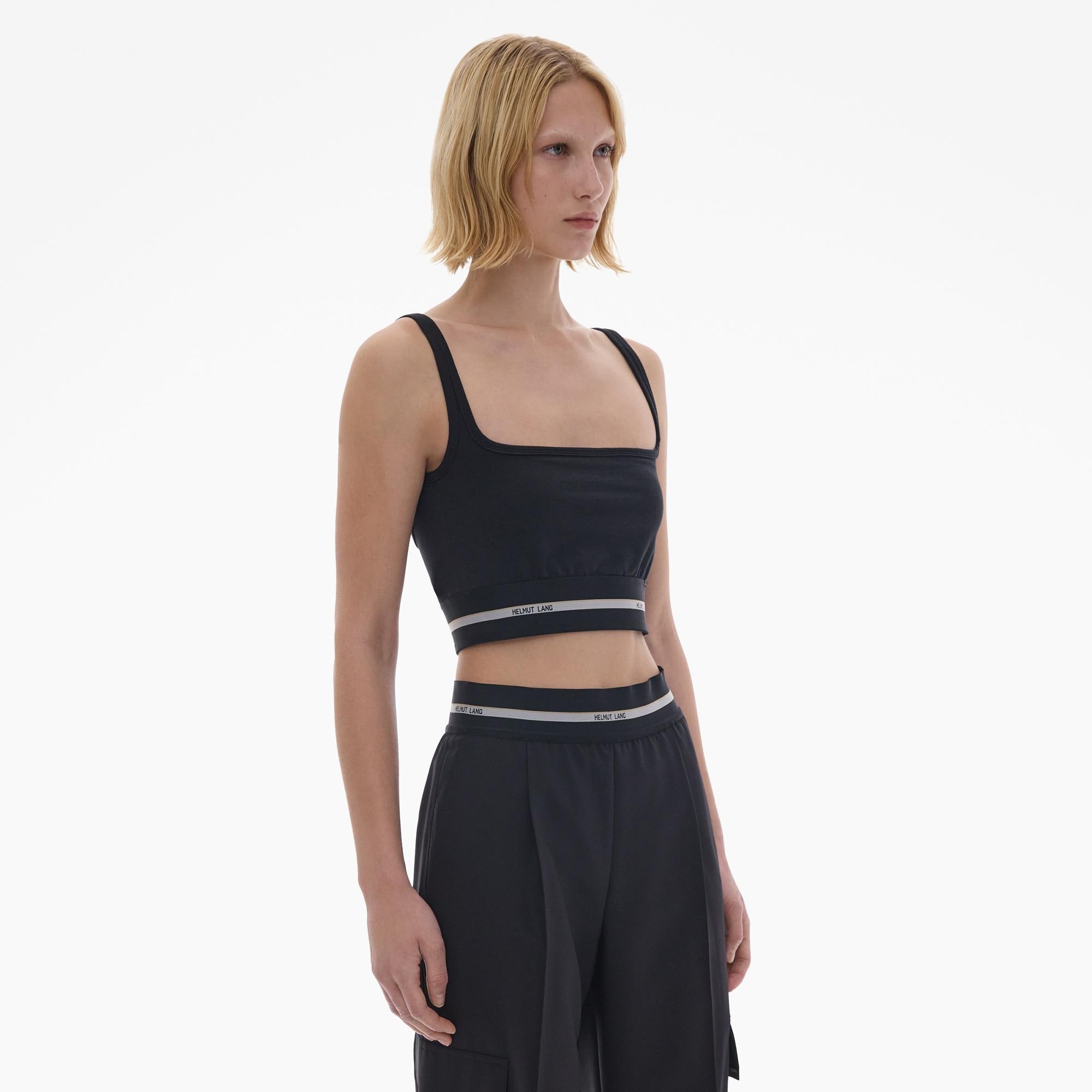 HELMUT LANG Stretch-jersey bra top