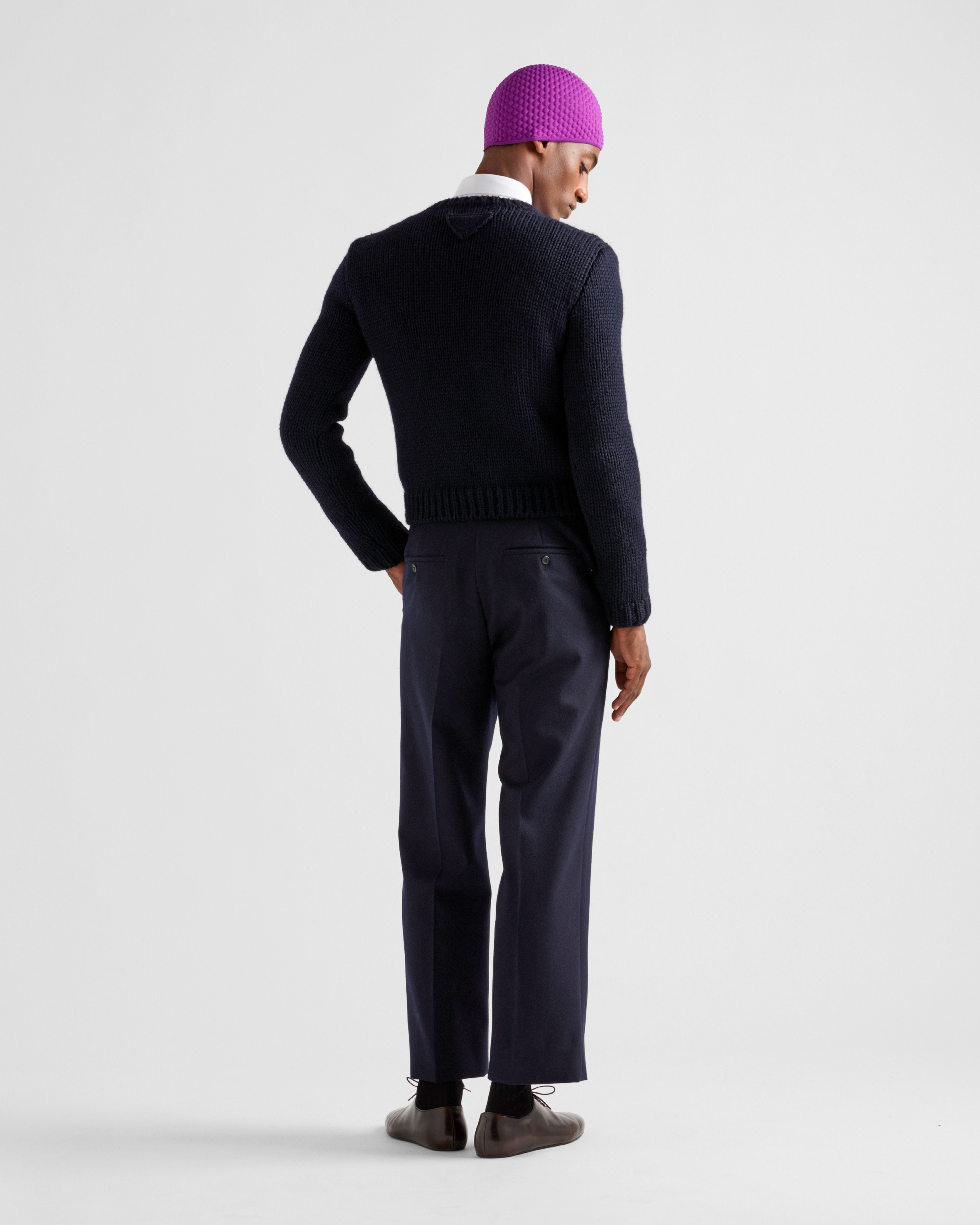 Wool crew-neck sweater - 5