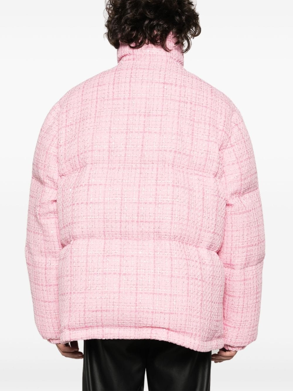 quilted tweed padded jacket - 5