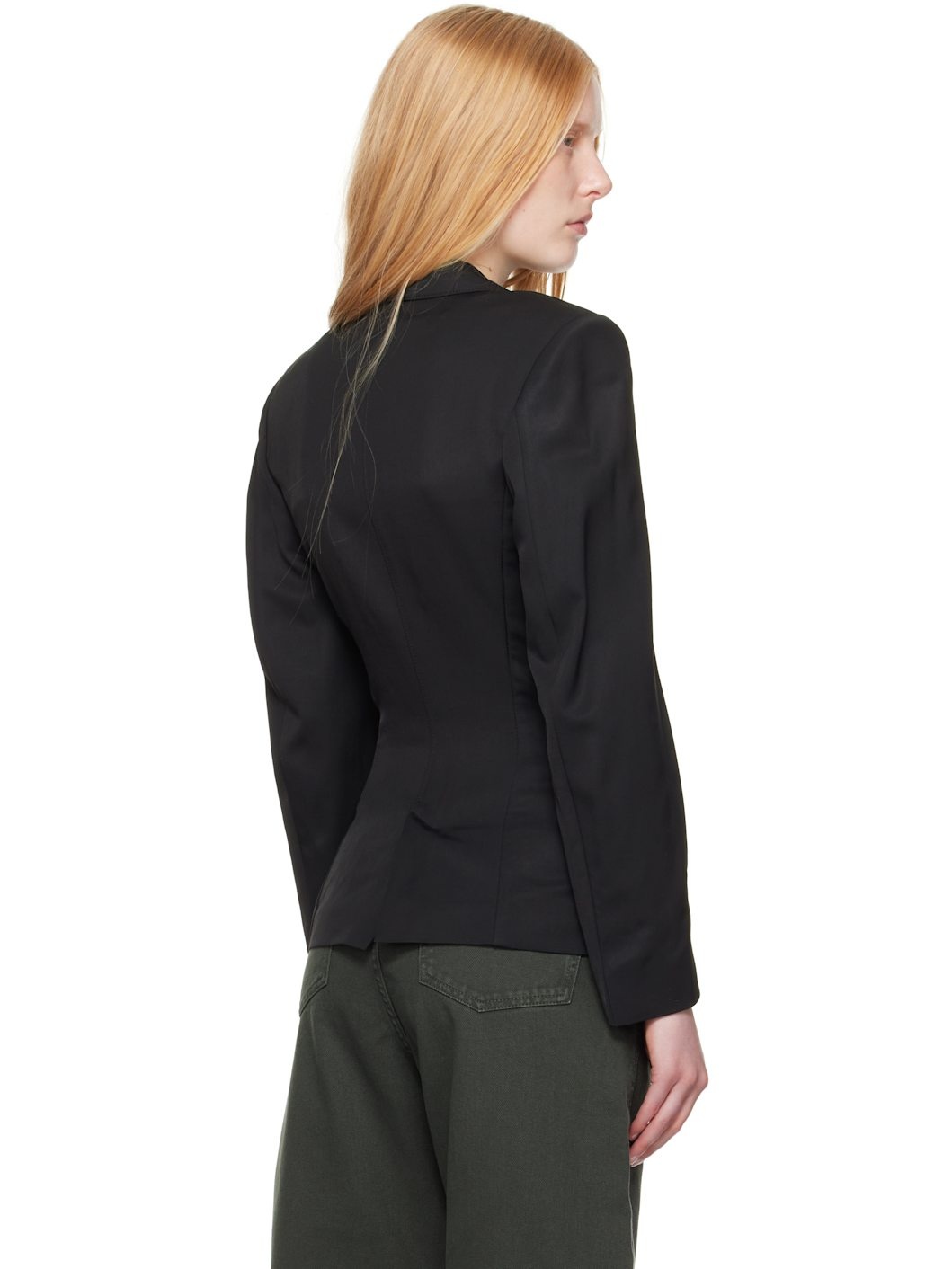 Gray Compact Cotton Twill Overcoat - 3