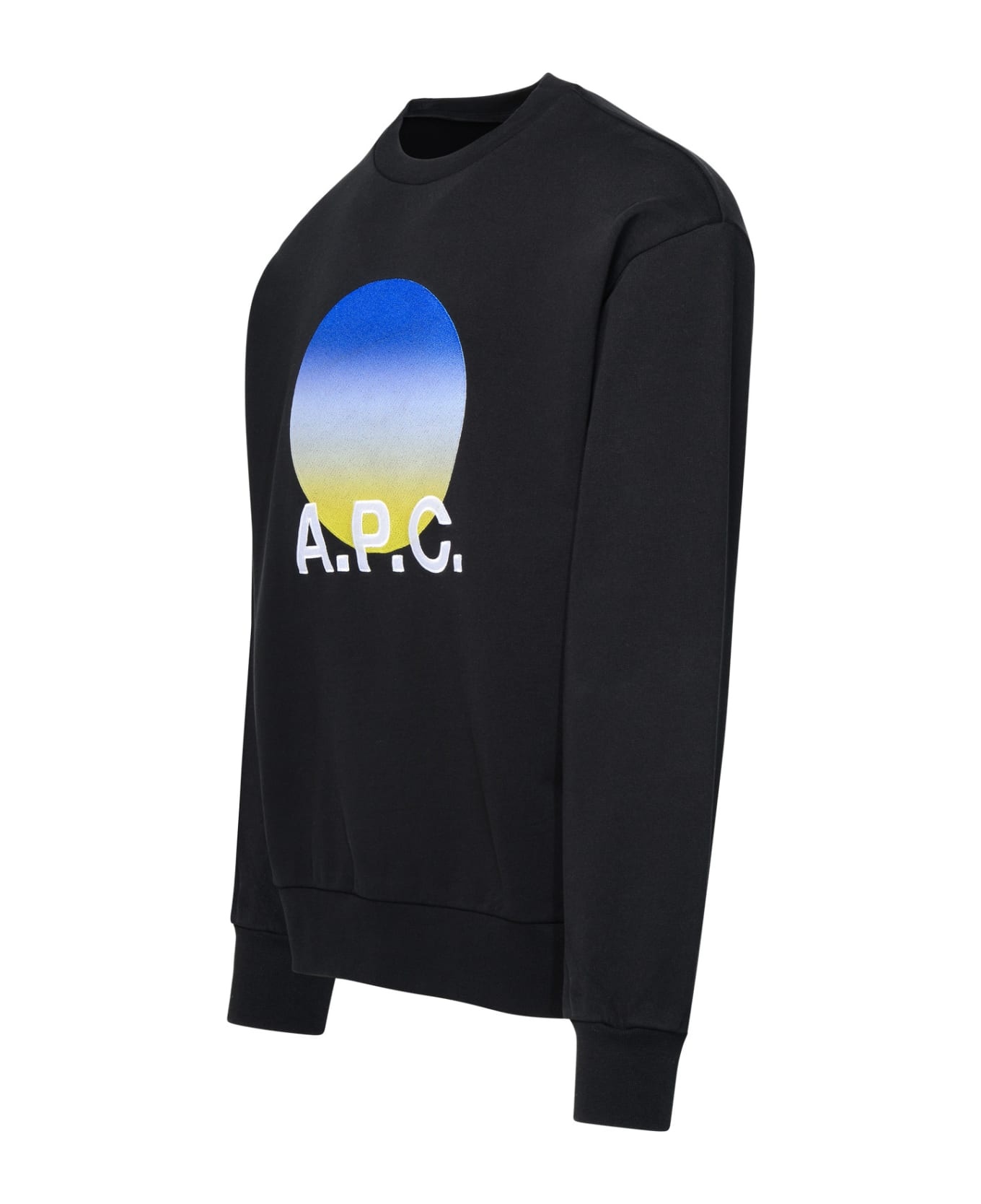 Black Cotton Sweatshirt - 2