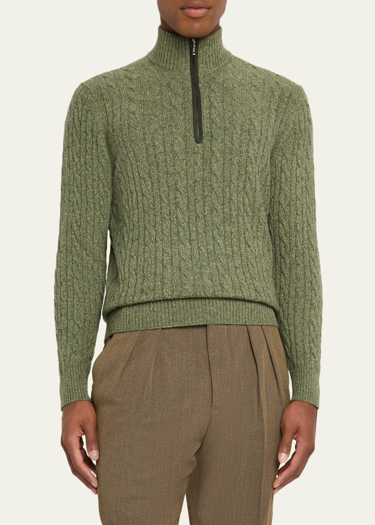 Cashmere Cable-Knit Sweater - 4