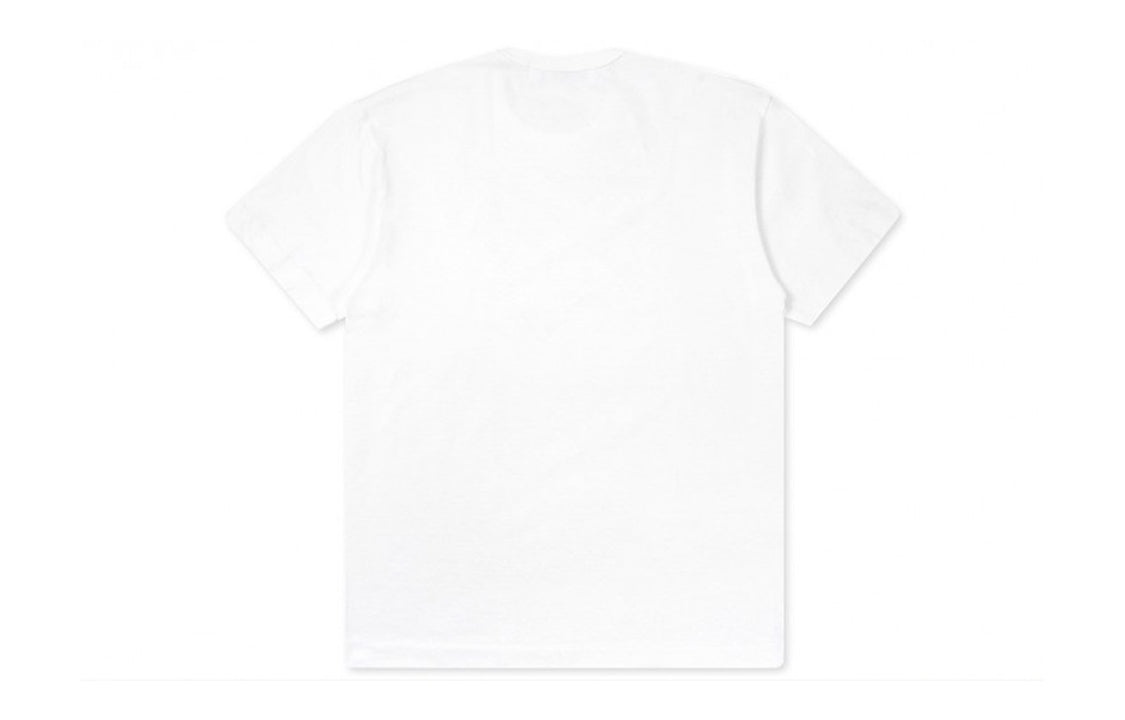 COMME des GARCONS PLAY Polka Dot Half Heart Logo Tee 'White Navy' AZ-T236-051-1 - 2