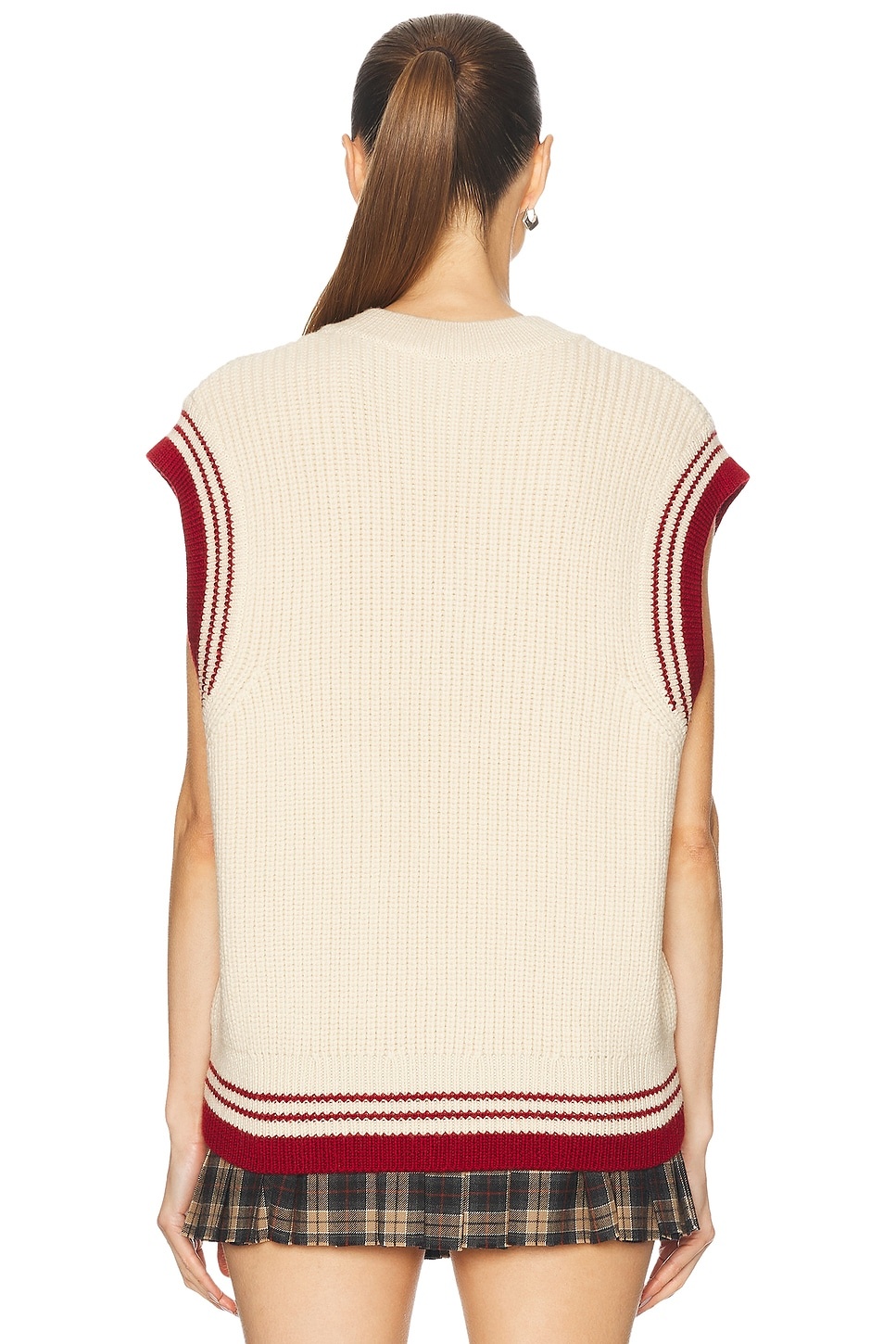 Ribbed Sweater Vest - 4