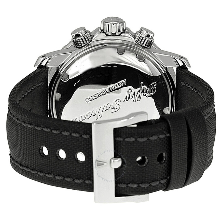 Blancpain Fifty Fathoms Black Dial Flyback Chronograph Black Fabric Strap Men's Watch 5085F-1130-52 - 3