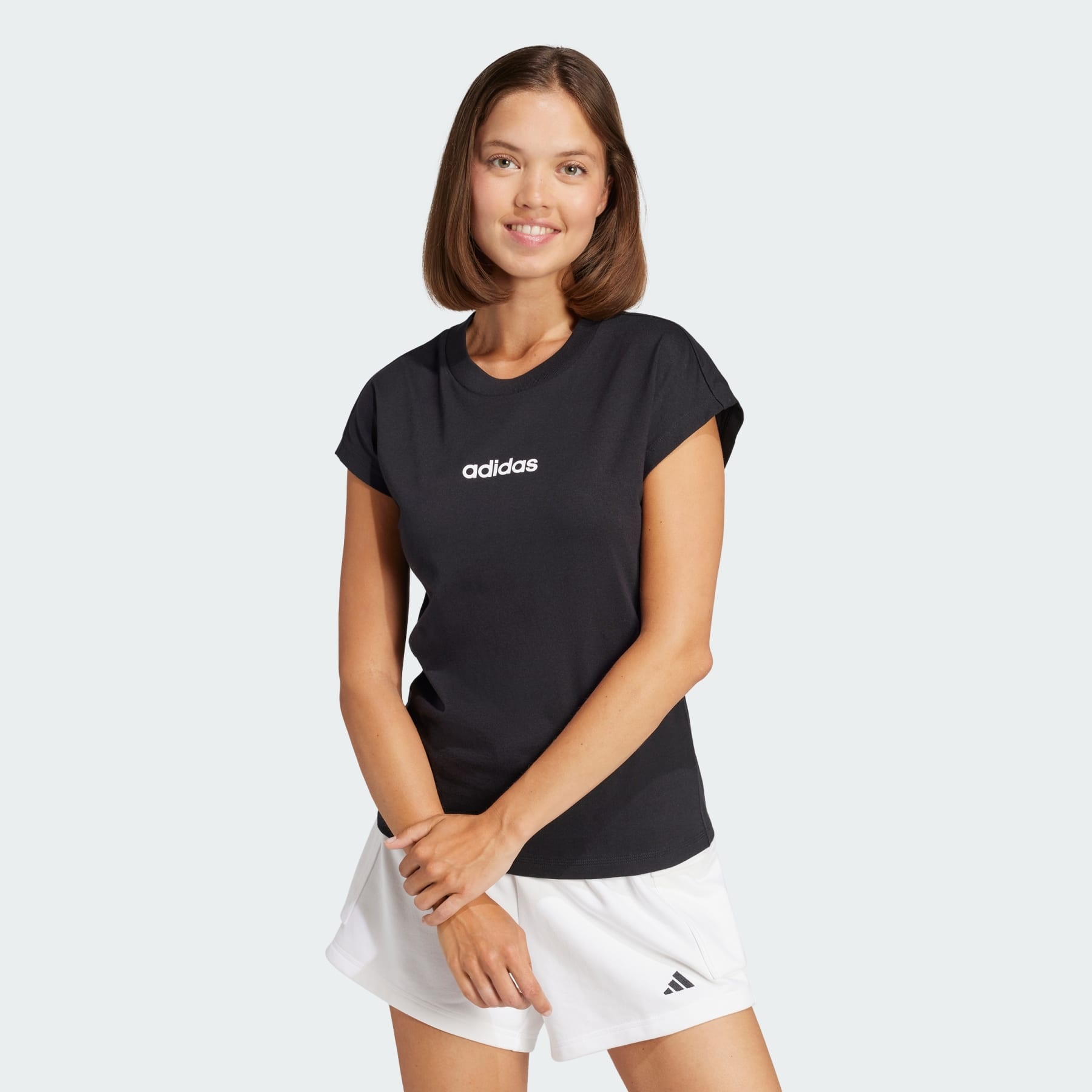 Essentials Linear Cotton Tee - 2