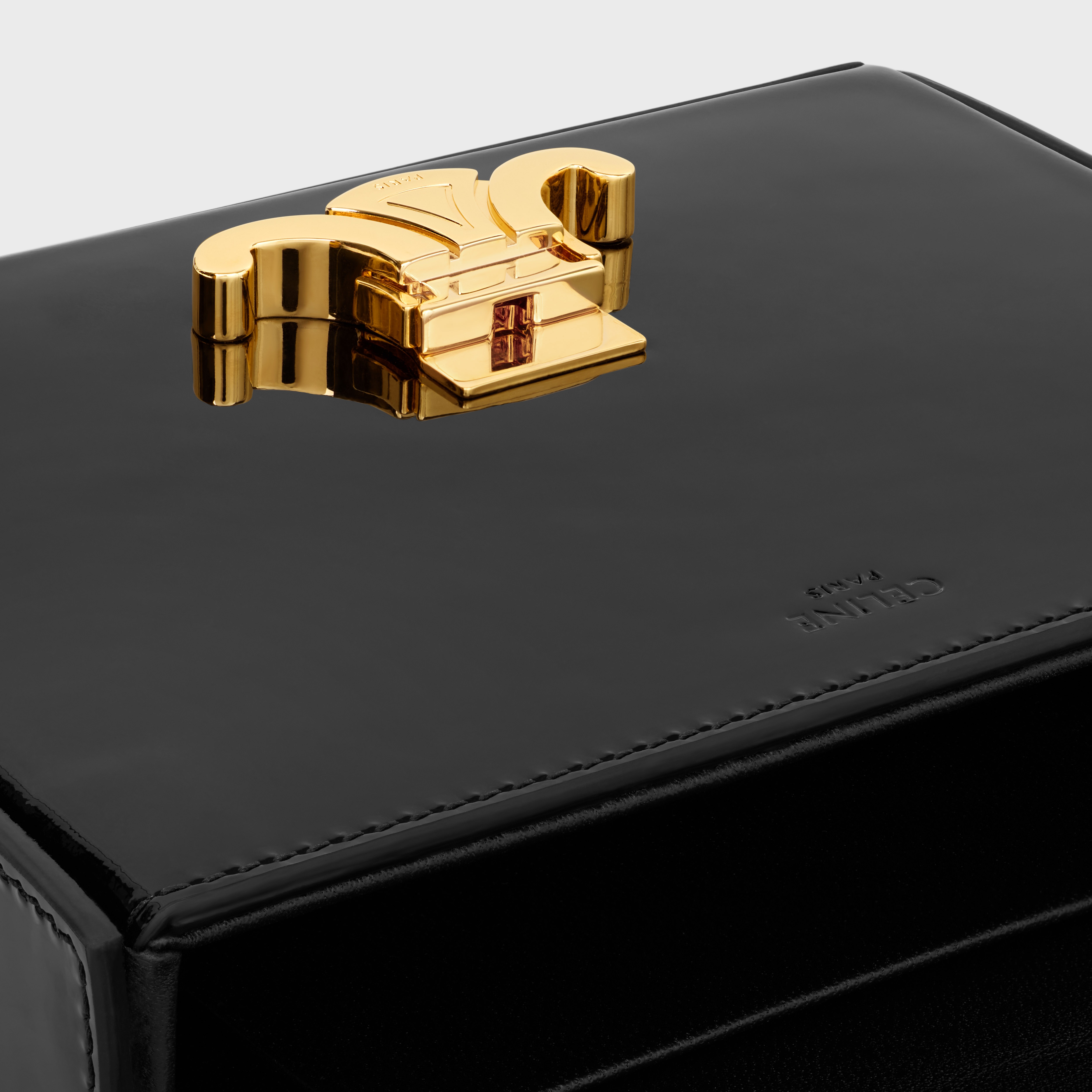 SMALL BOX BLANDINE in PATENT CALFSKIN - 4