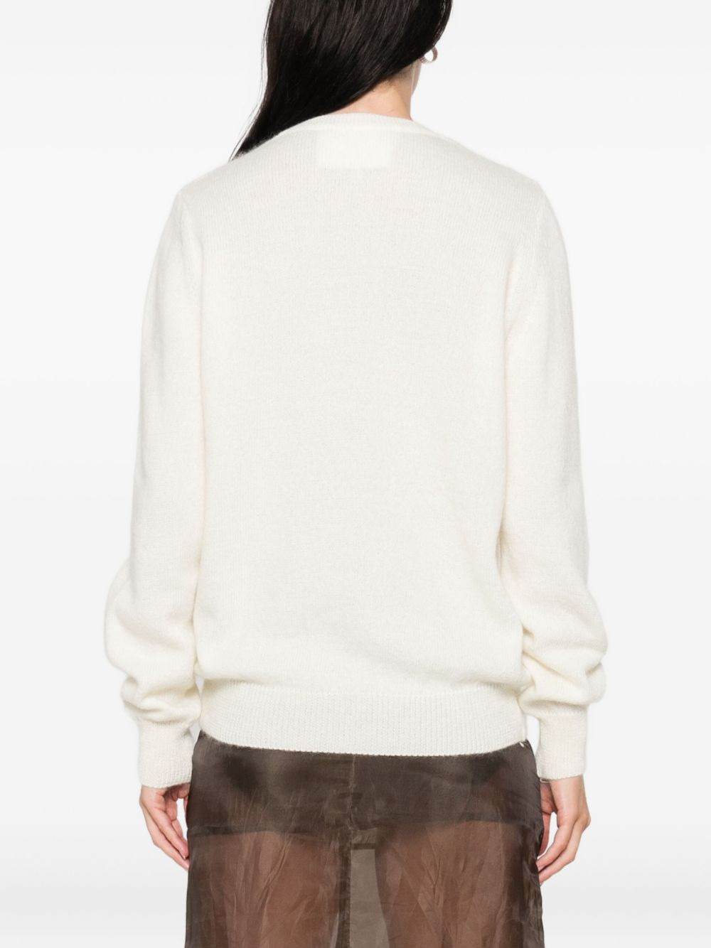 floral-embroidered sweater - 4