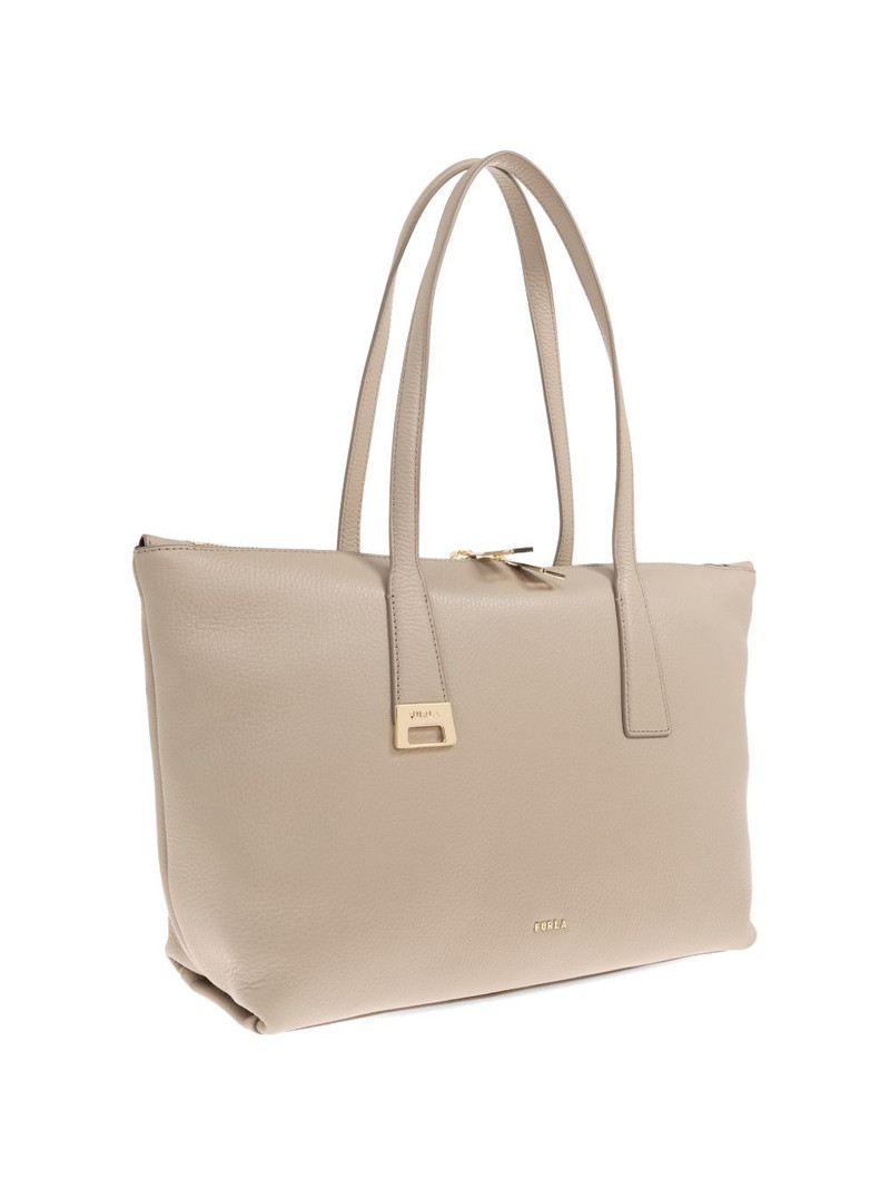 medium Olivia leather tote bag 4