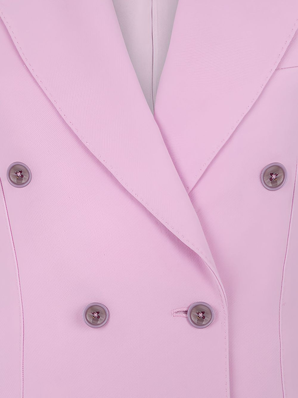 peak lapel double-breasted blazer - 2
