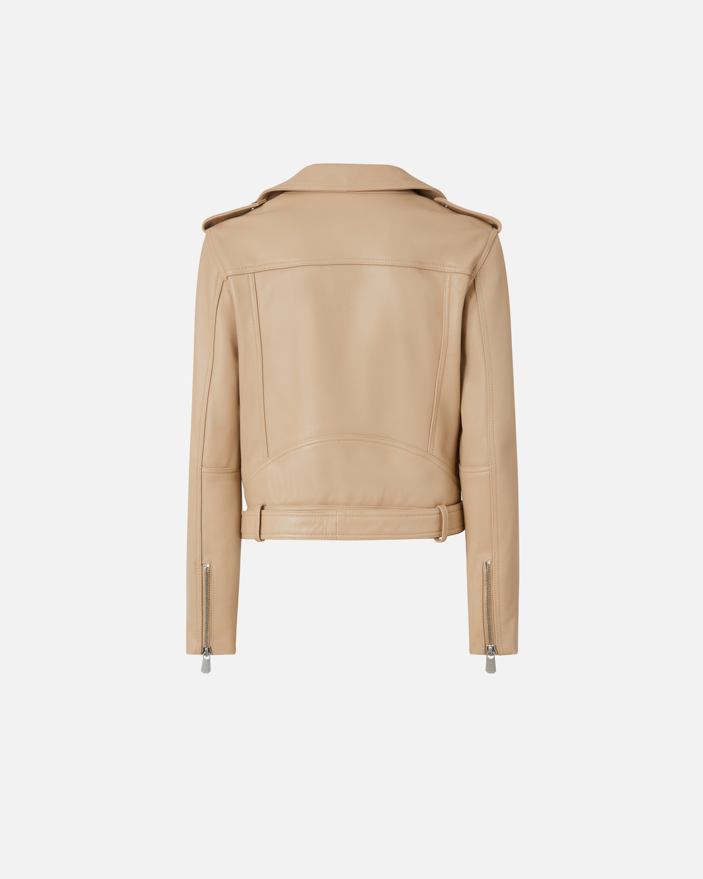 SOFT NAPPA LEATHER BIKER JACKET - 6