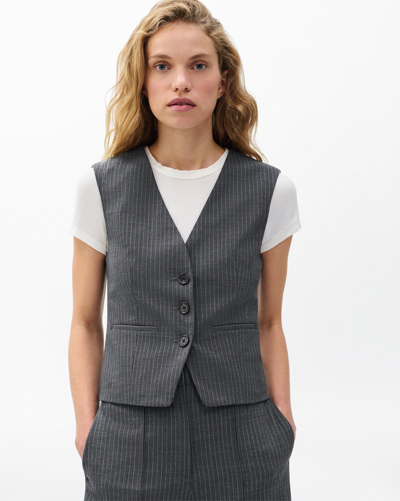 Jennifer Striped Two-in-One Blazer 4