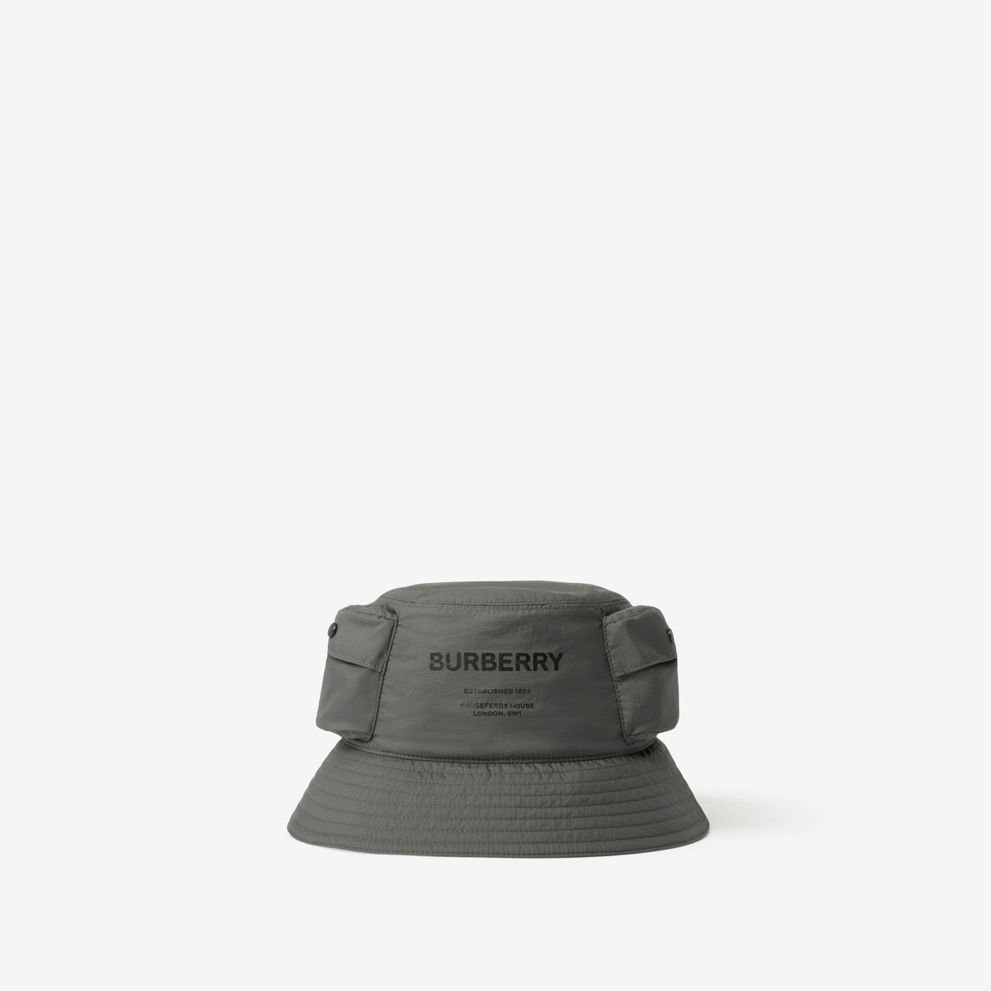 Horseferry Motif Nylon Bucket Hat - 1