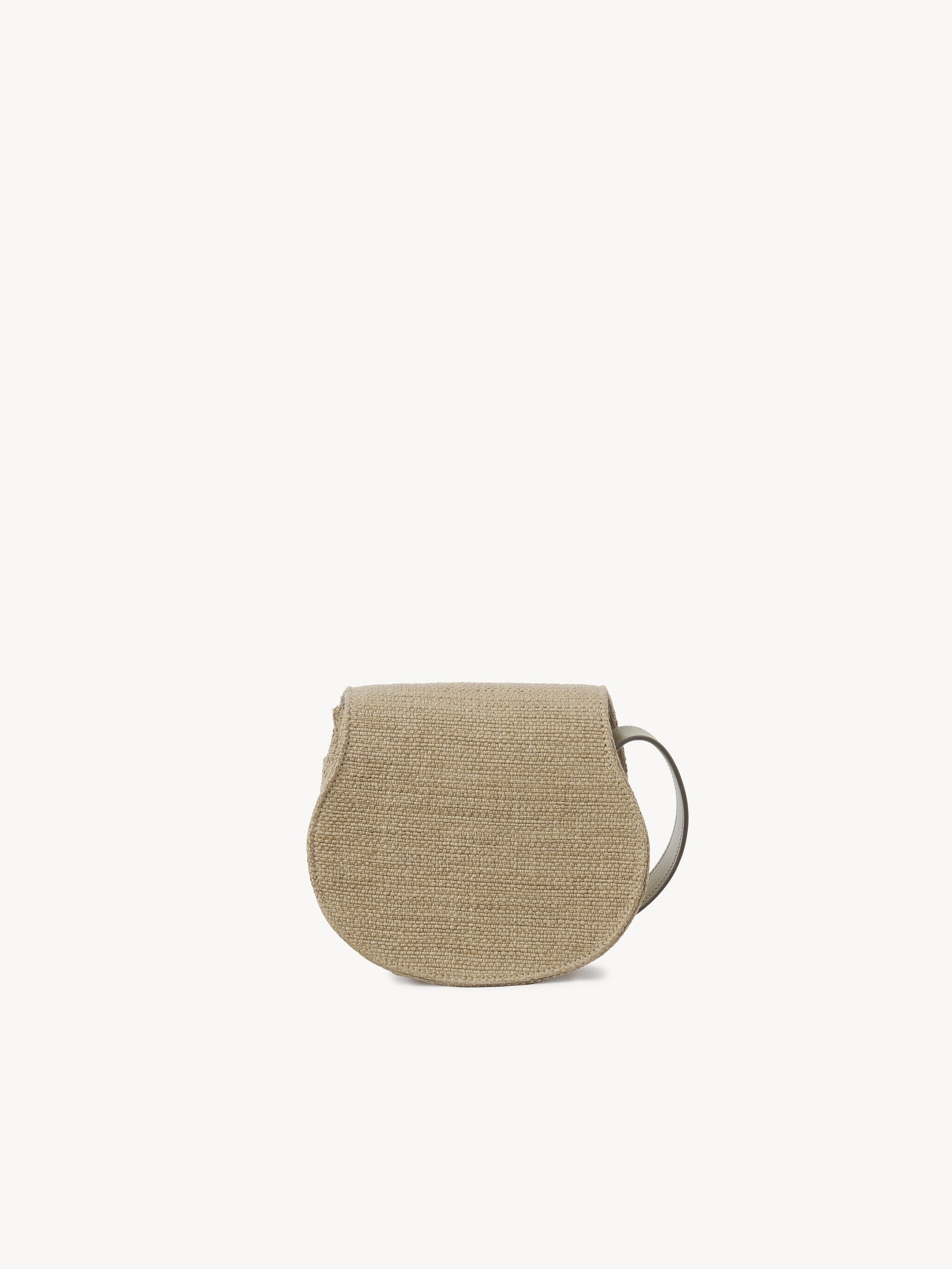 SMALL MARCIE SADDLE BAG IN RAFFIA-EFFECT FIBERS - 5