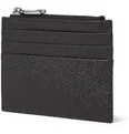 Logo-Appliquéd Pebble-Grain Leather Cardholder - 7