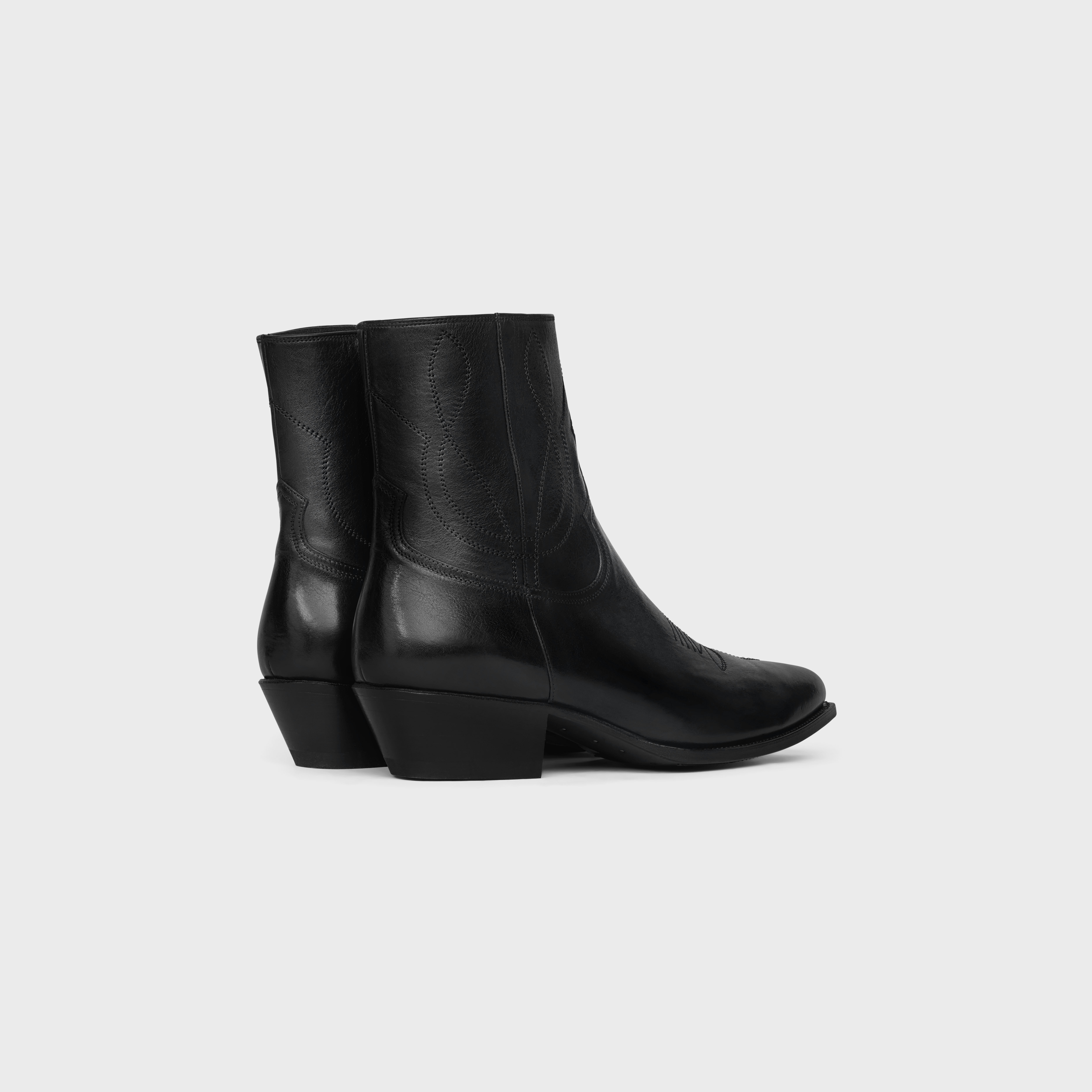 ZIPPED WESTERN BOOTS in Calfskin - 3