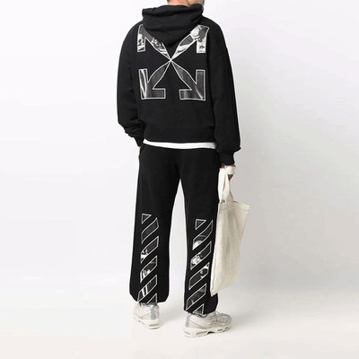 Off-White Men's Off-White FW21 Caravaggio Painting Bundle Feet Sports Pants/Trousers/Joggers Black OMCH029C99F outlook