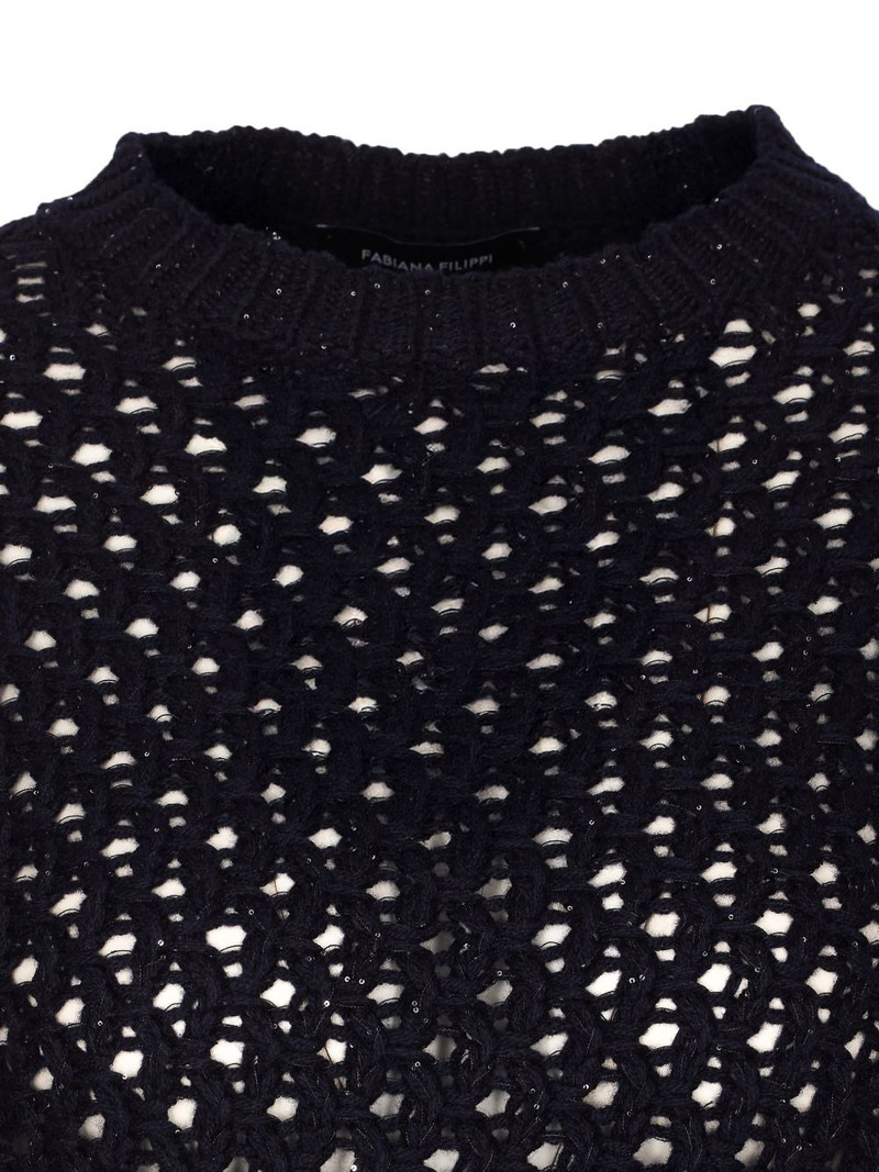 sequin-detail crew-neck sweater 4