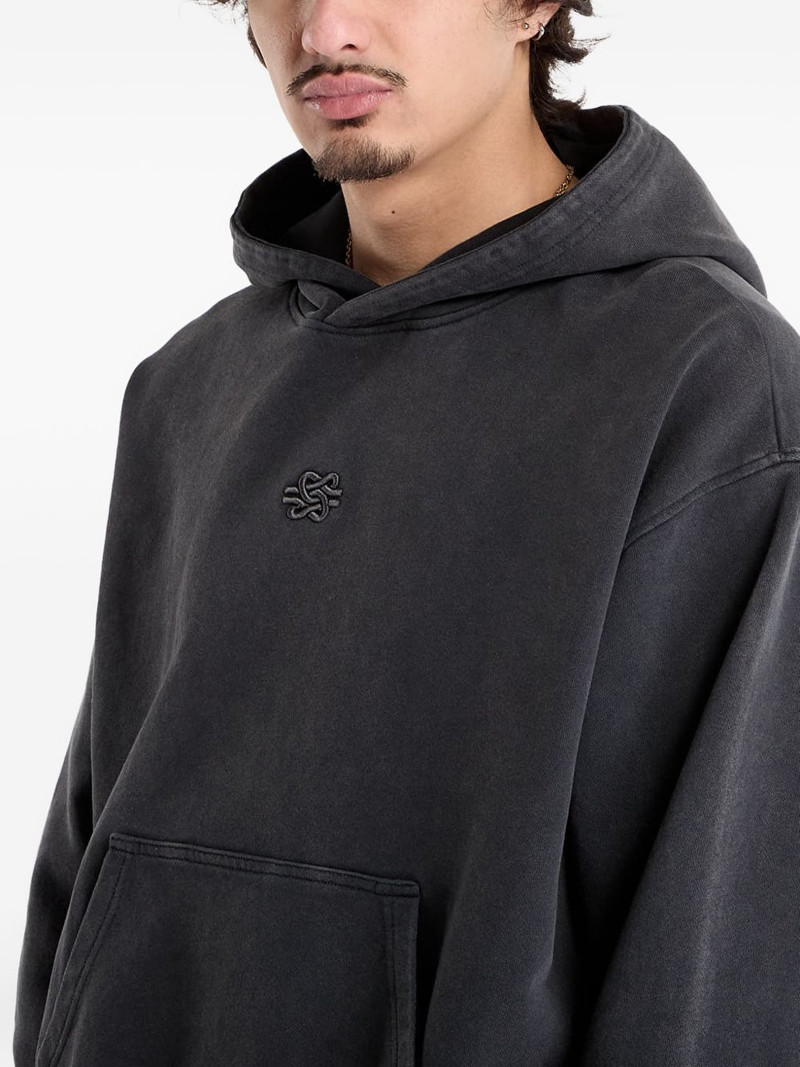embroidered-motif hoodie 5