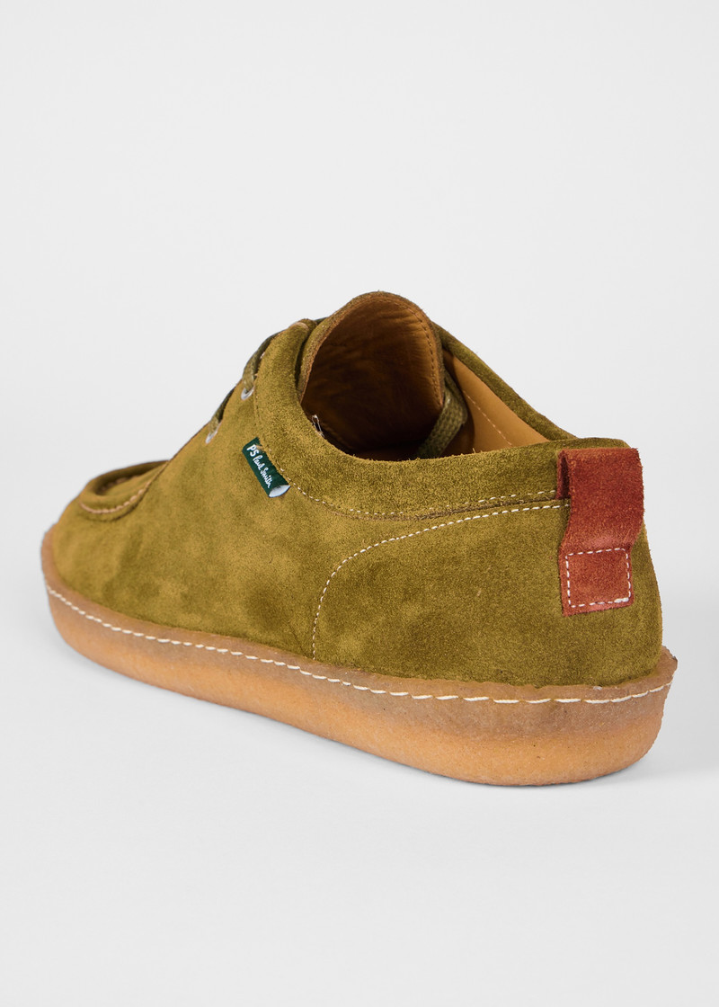 Khaki Suede 'Buster' Shoes 6