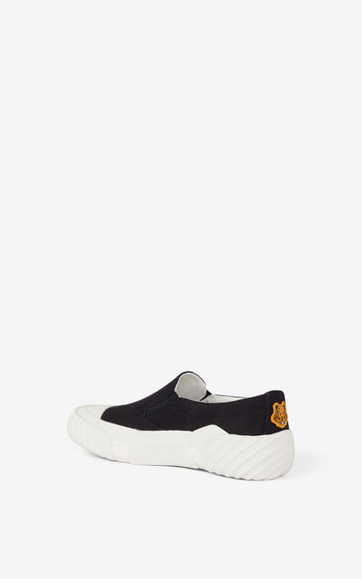 KENZO Slip-on canvas Tiger Crest trainers outlook