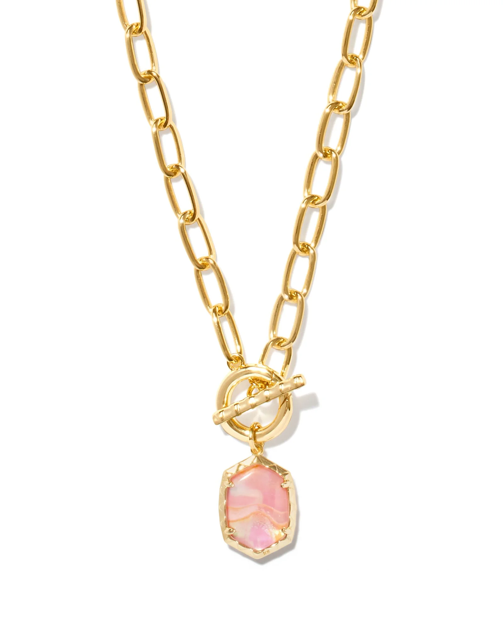 Daphne Convertible Gold Link and Chain Necklace - 1