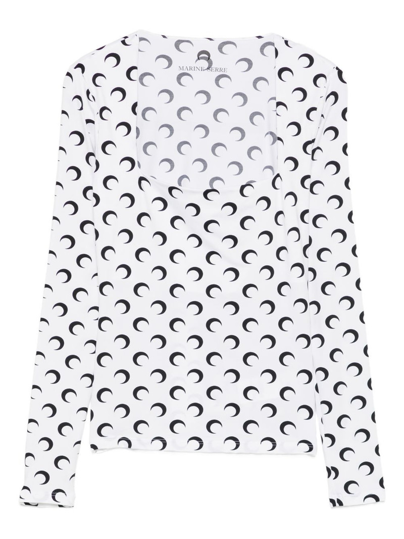 Moon square-neck top 1