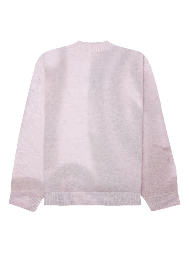REPRESENT ribbed-cuff crew-neck jumper outlook
