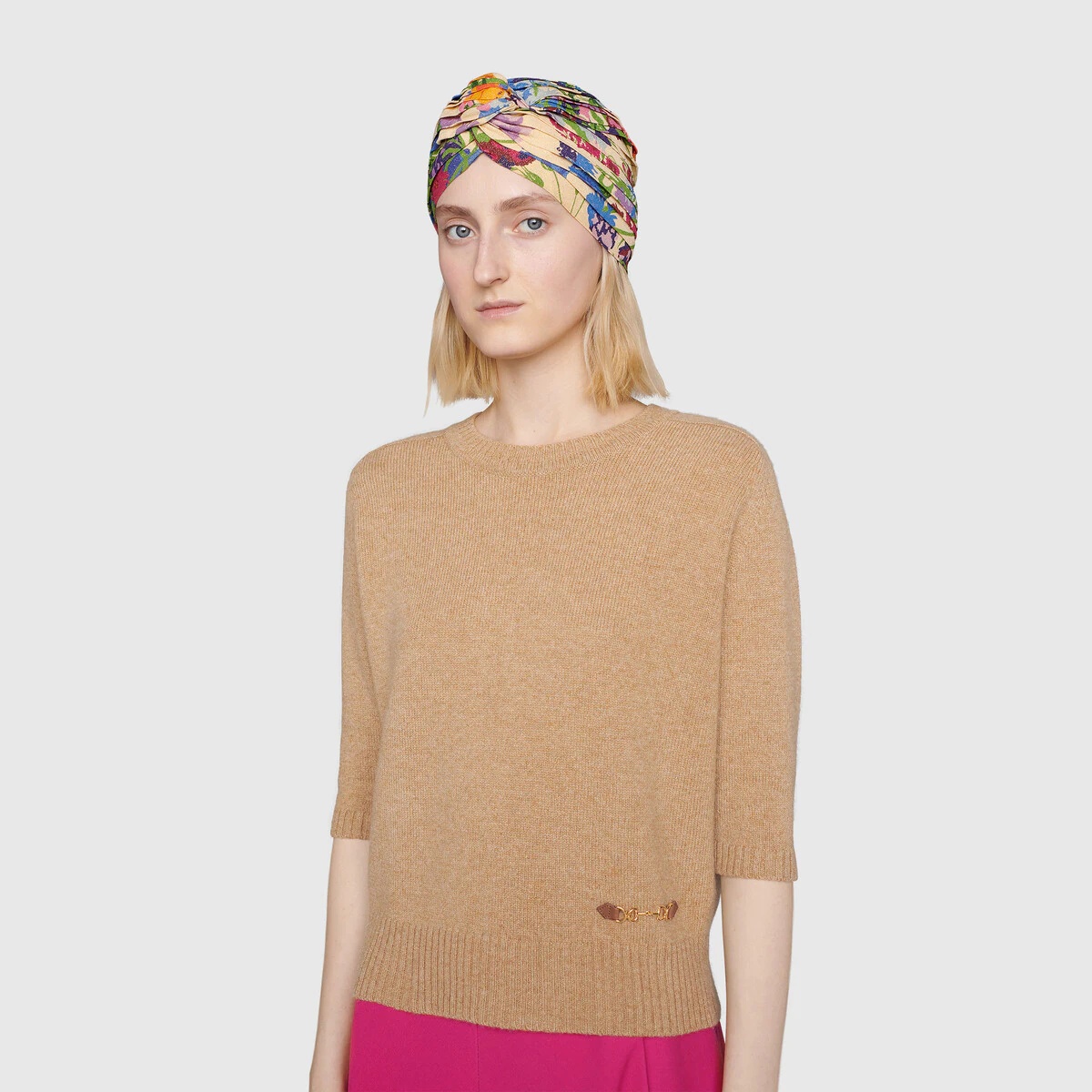 Cashmere top with Horsebit - 6