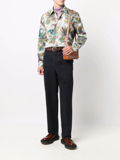 Etro paisley button-down shirt outlook