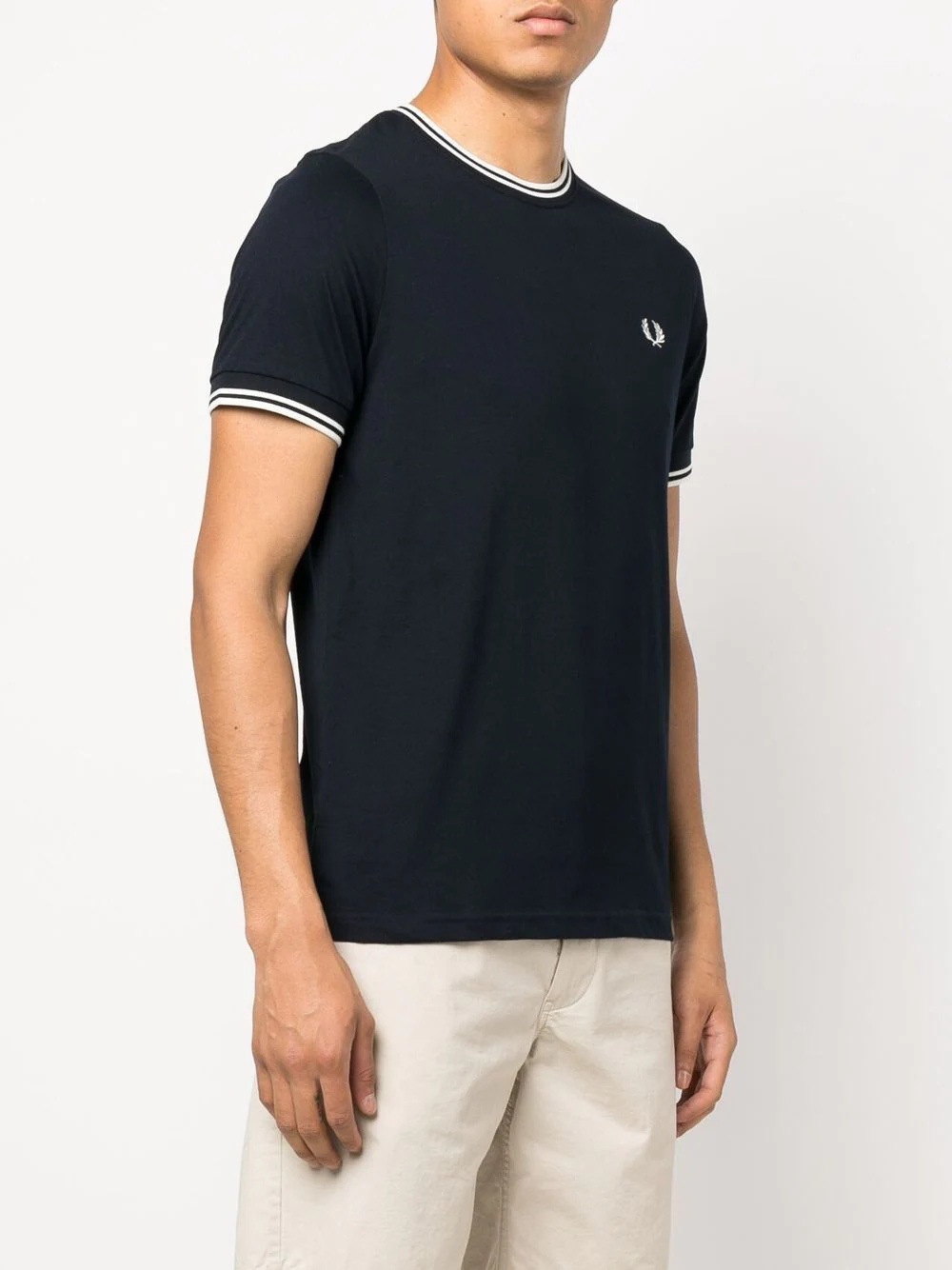 embroidered-logo short-sleeved T-shirt - 3
