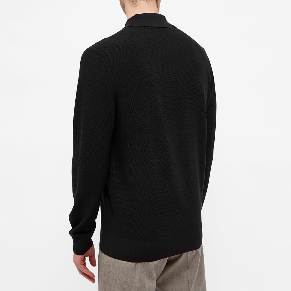 A.P.C. Kyle Knit Long Sleeve Polo - 5