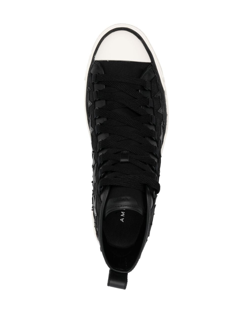 star-patch high-top sneakers - 4