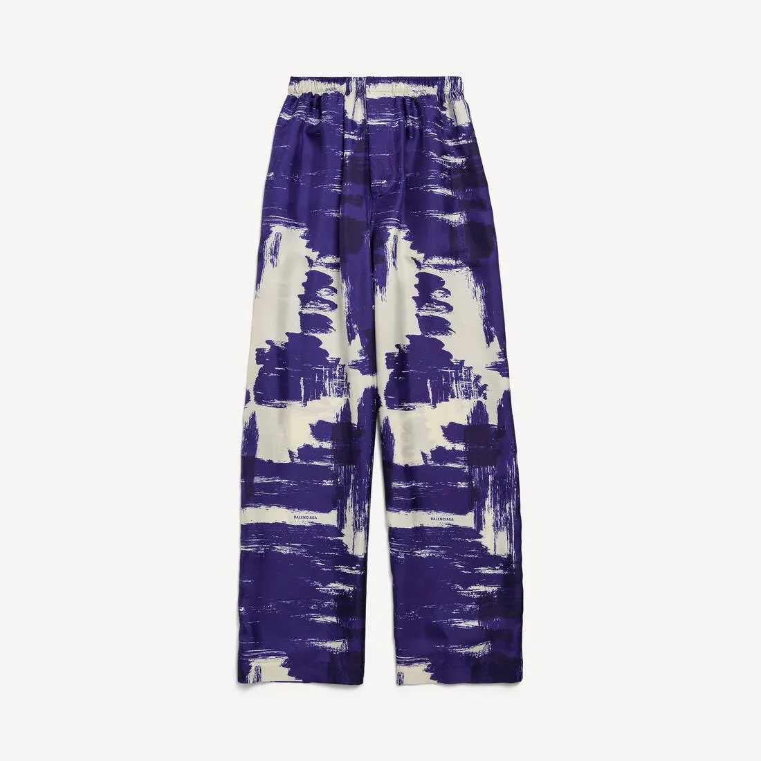 Women's Paintbrush Pyjama Pants in Blue - 1