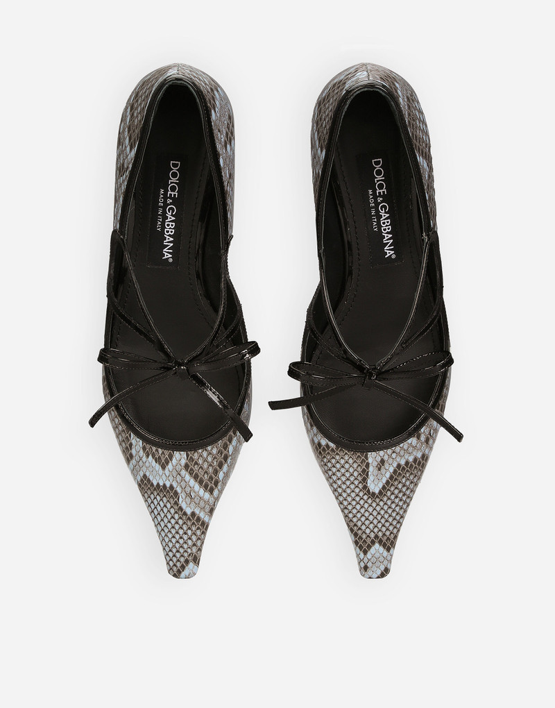 Python skin pumps 4