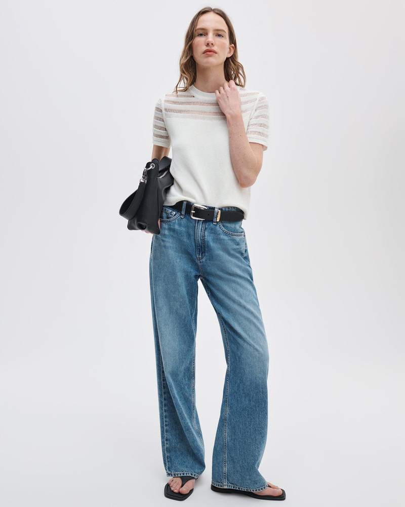 rag & bone Britt Short-Sleeve Sweater outlook