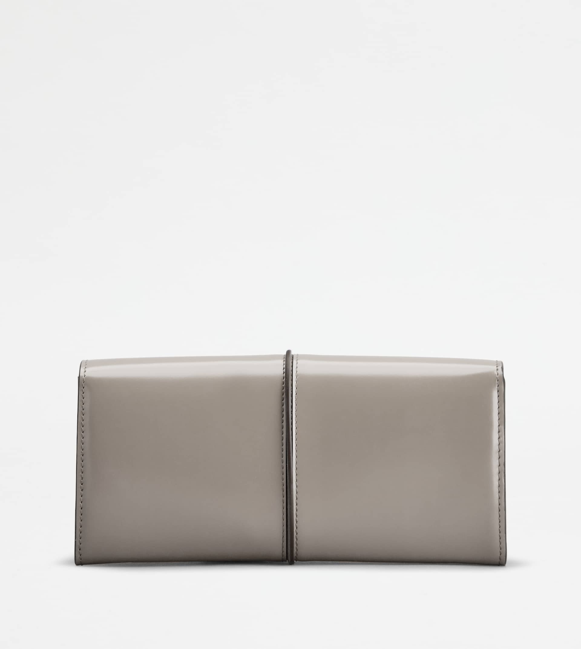 T TIMELESS WALLET IN LEATHER - GREY - 3