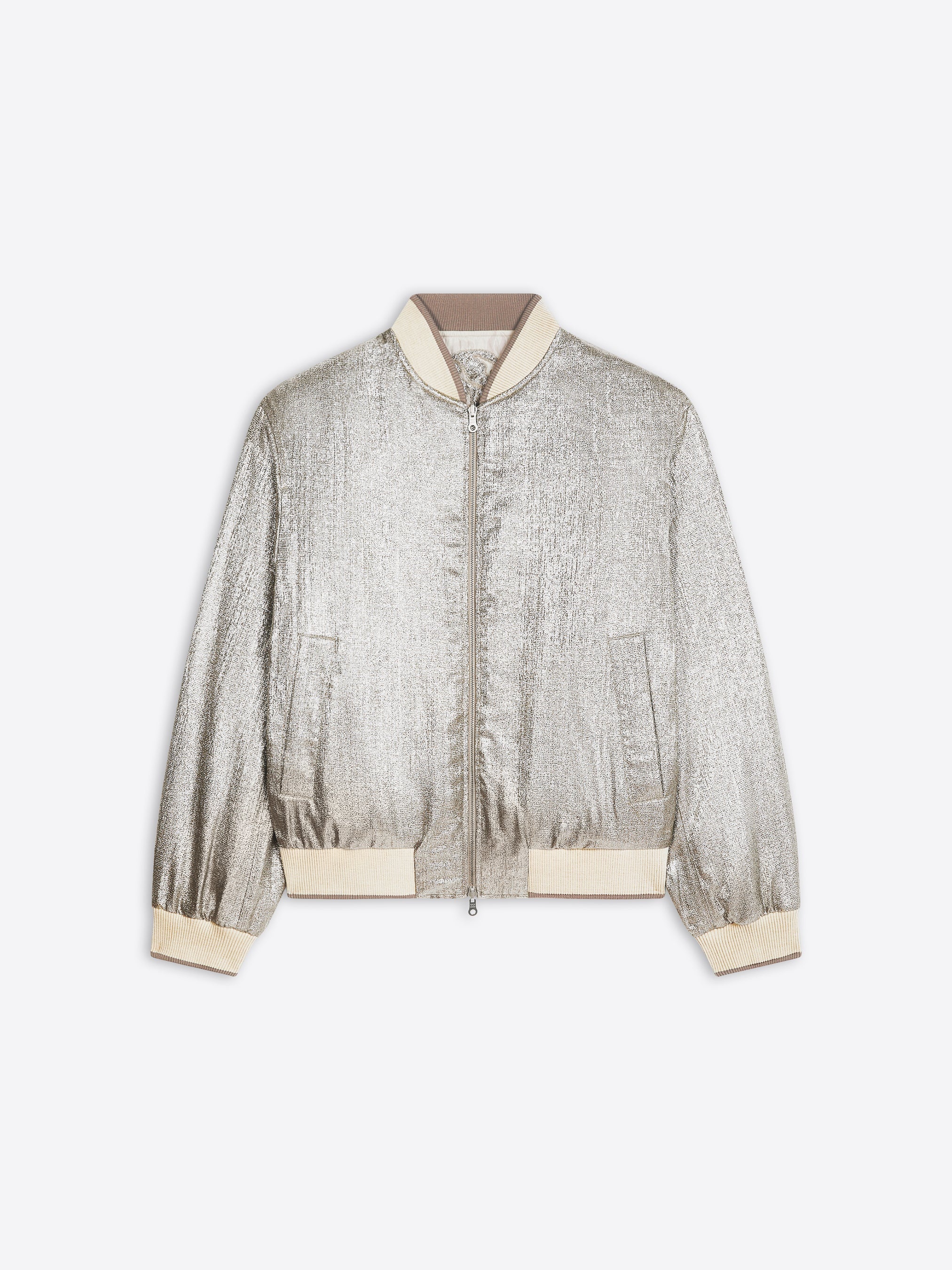 REVERSIBLE EMBROIDERED BOMBER - 5