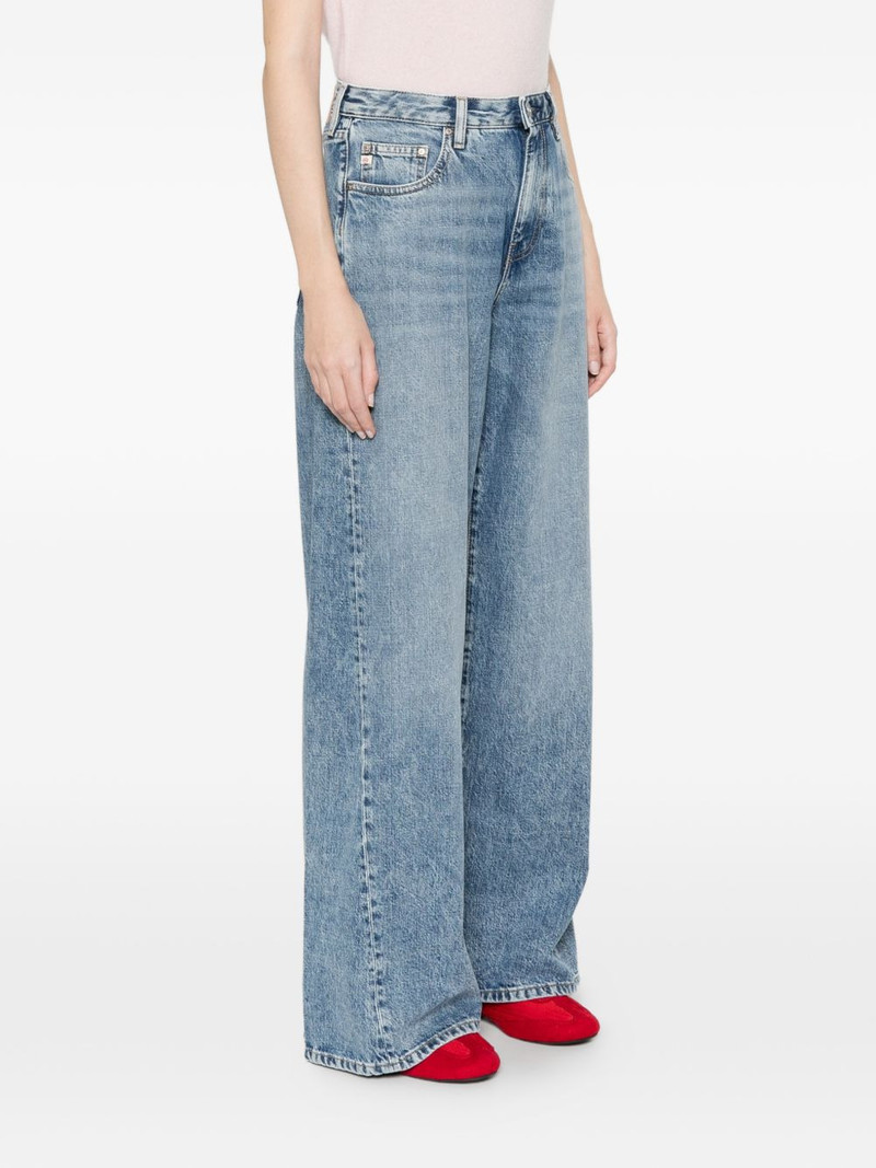Helsinki logo-patch jeans 3