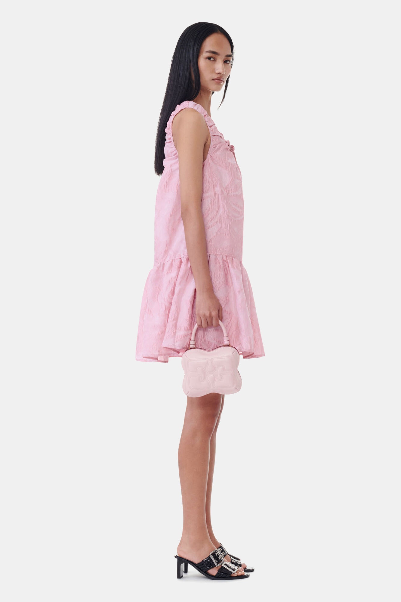 PINK SMALL BUTTERFLY CROSSBODY BAG - 5