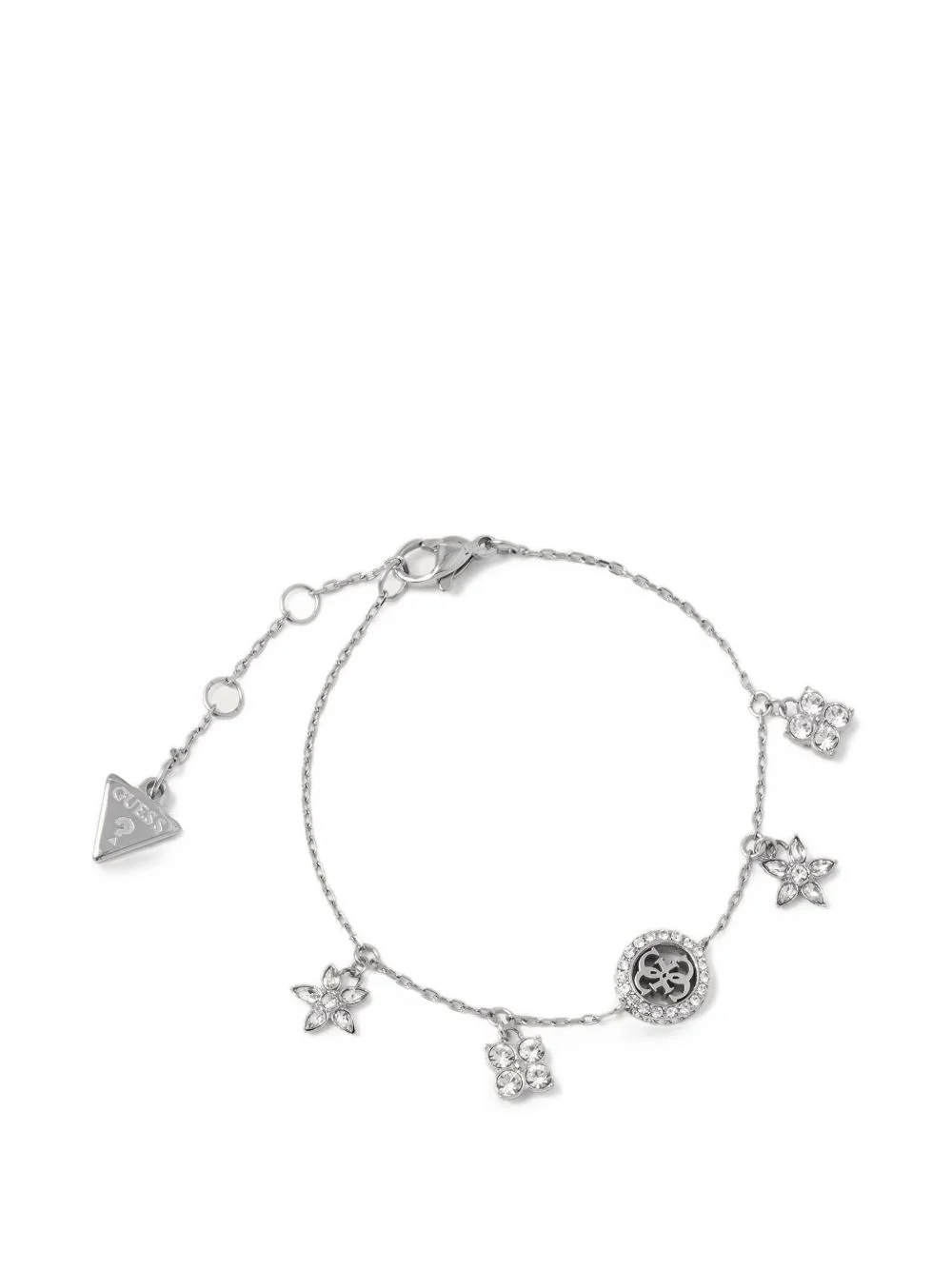 Secret Garden crystal-embellished logo-plaque bracelet - 1