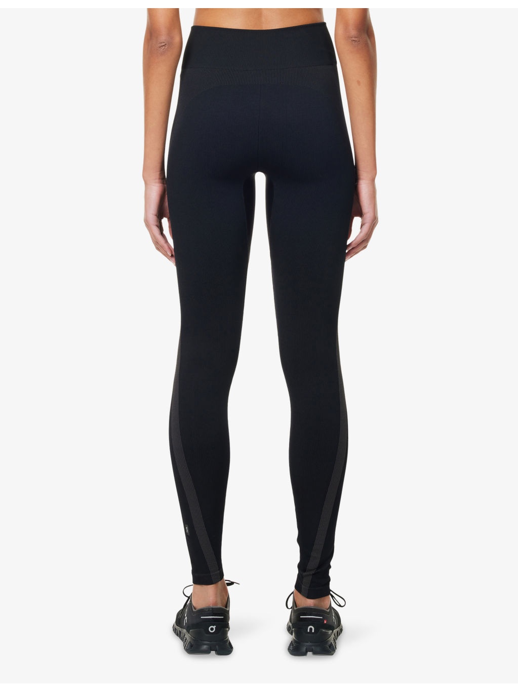 Studio Panelled Knitted Jersey Tights - 4