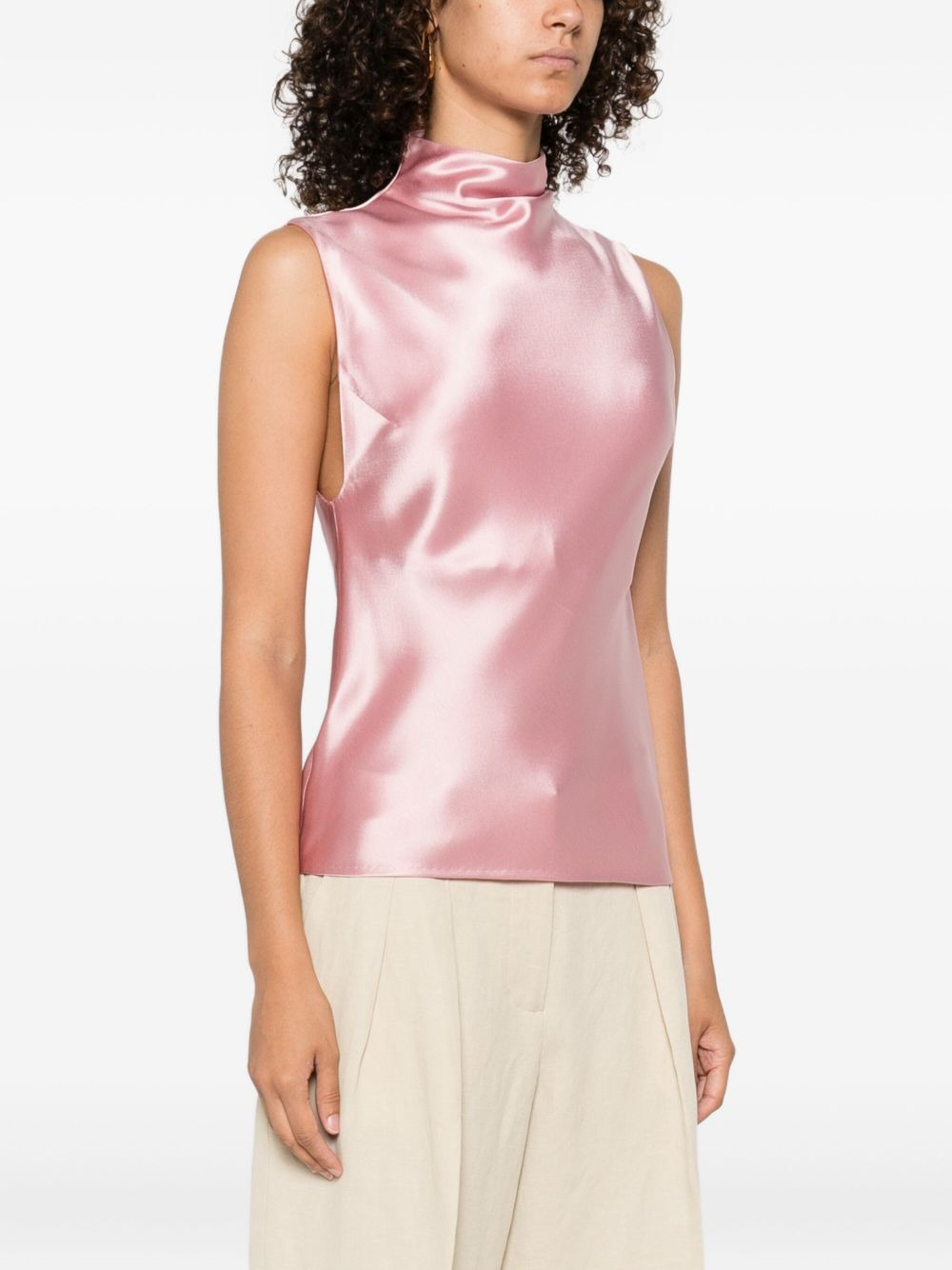 high-neck sleeveless top - 3