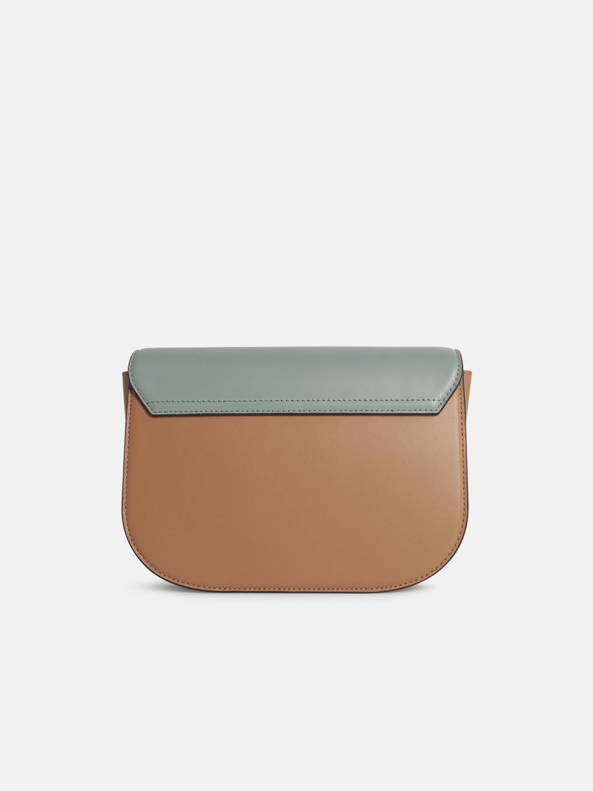 'SFERA' SMALL CROSSBODY BAG IN MULTICOLORED LEATHER - 3